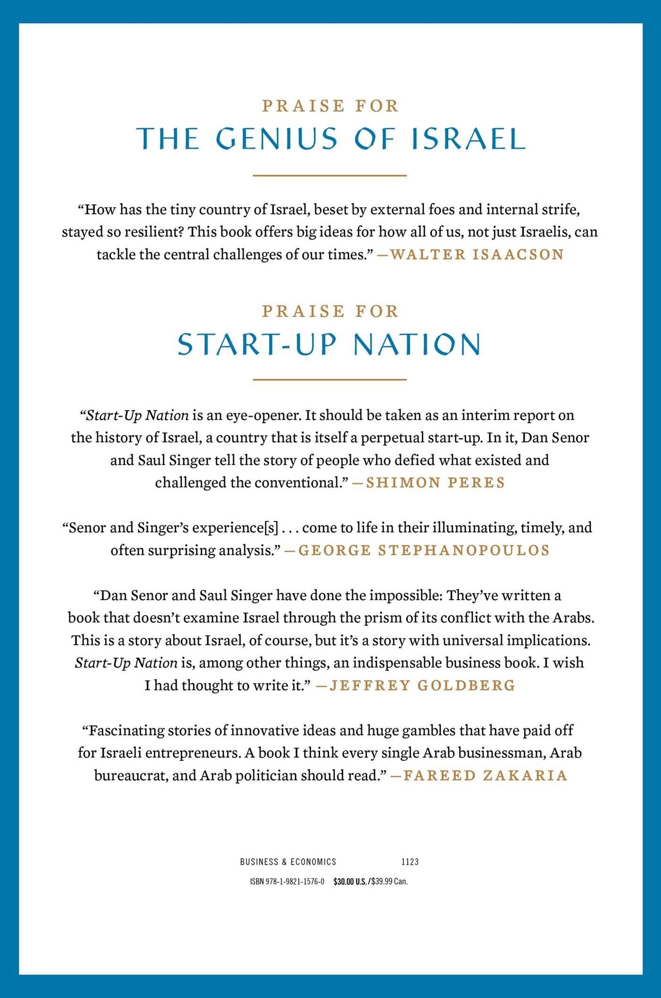 The Genius of Israel: The Surprising Resilience of a Divided Nation in a Turbulent World