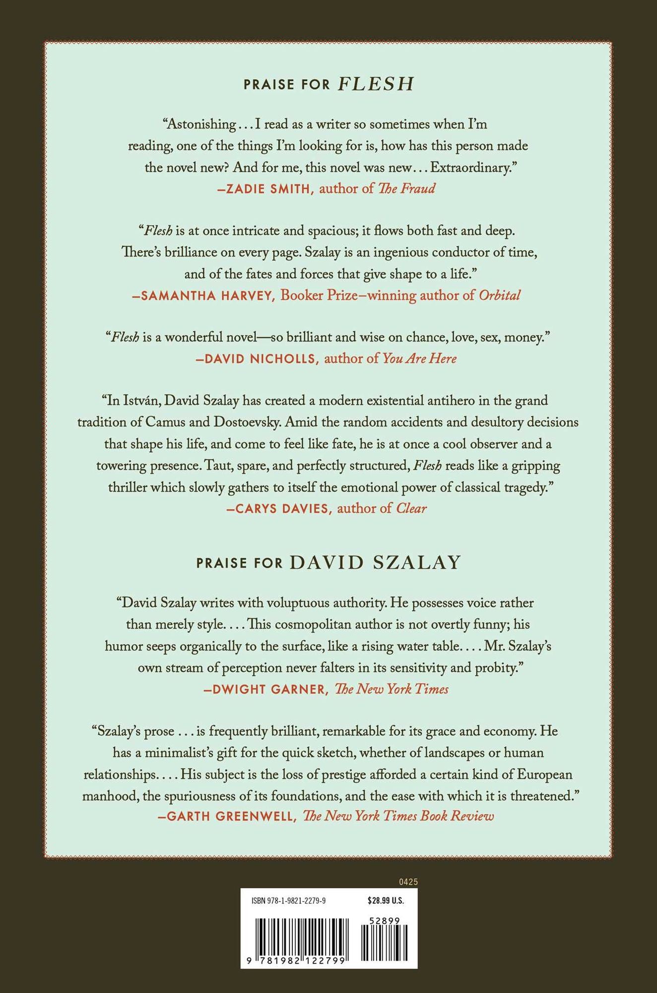 Flesh (Booker Prize Winner)