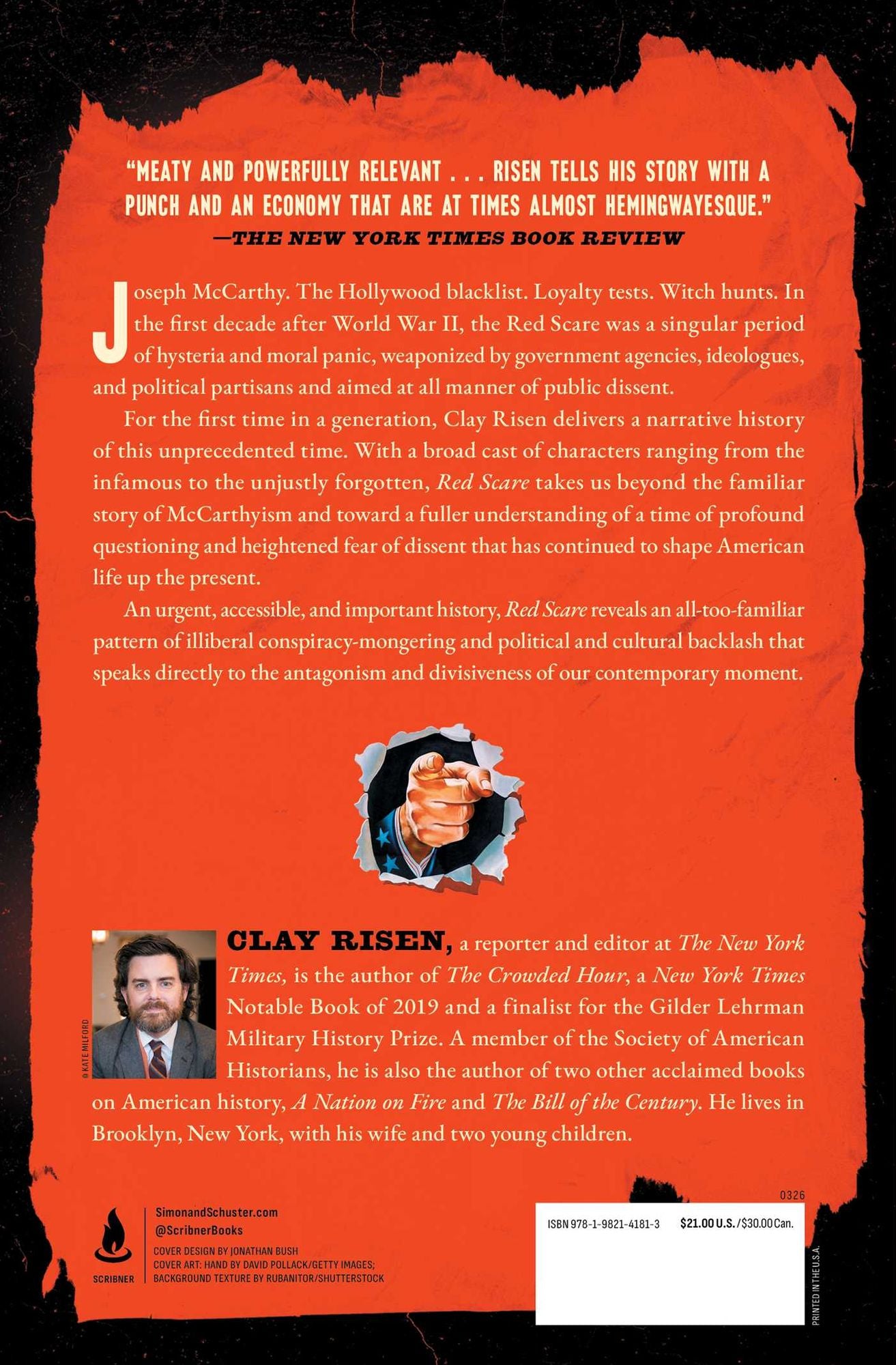 Red Scare: Blacklists, McCarthyism, and the Making of Modern America