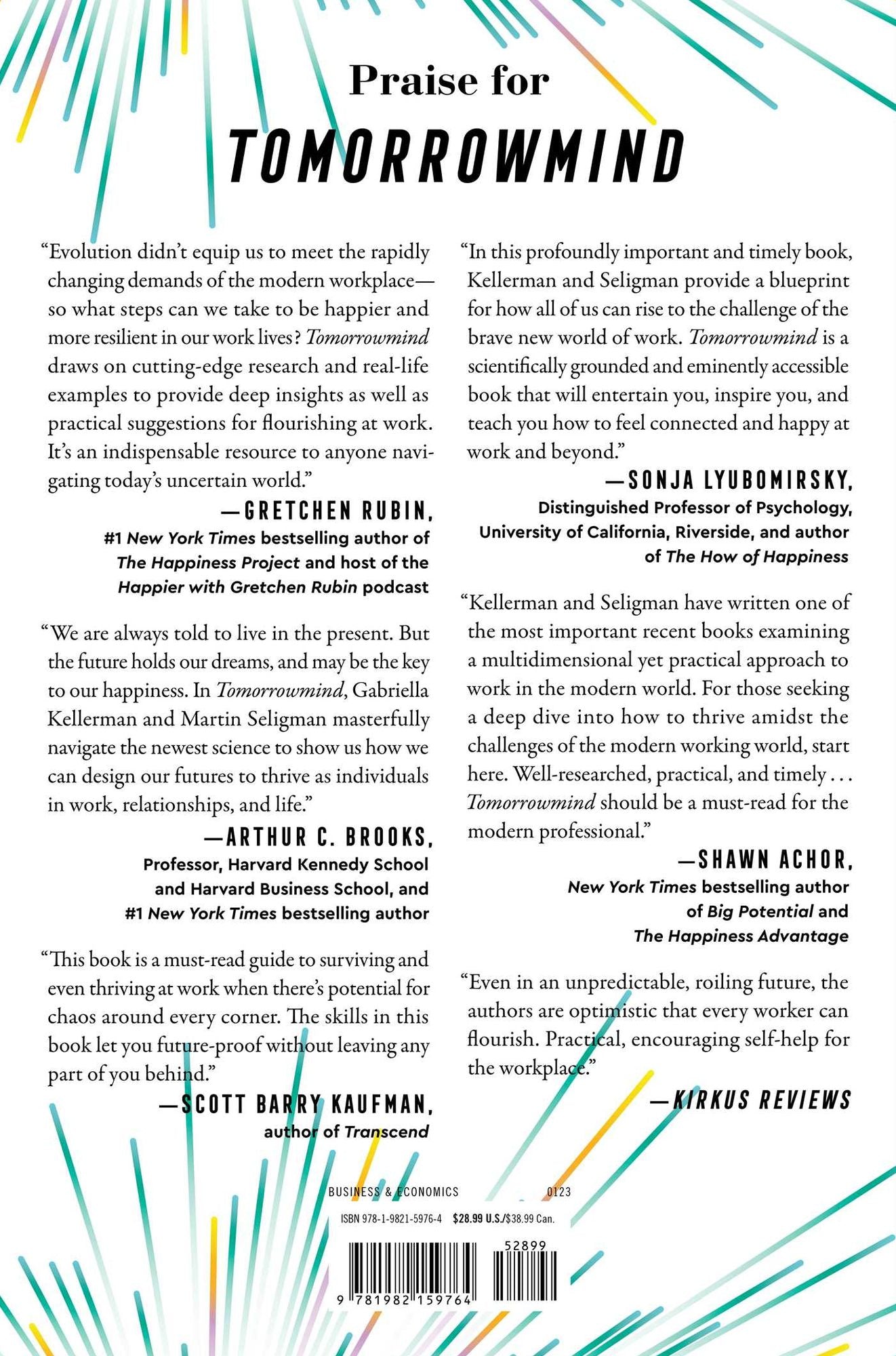 Tomorrowmind: Thriving at Work with Resilience, Creativity, and Connection-Now and in an Uncertain Future