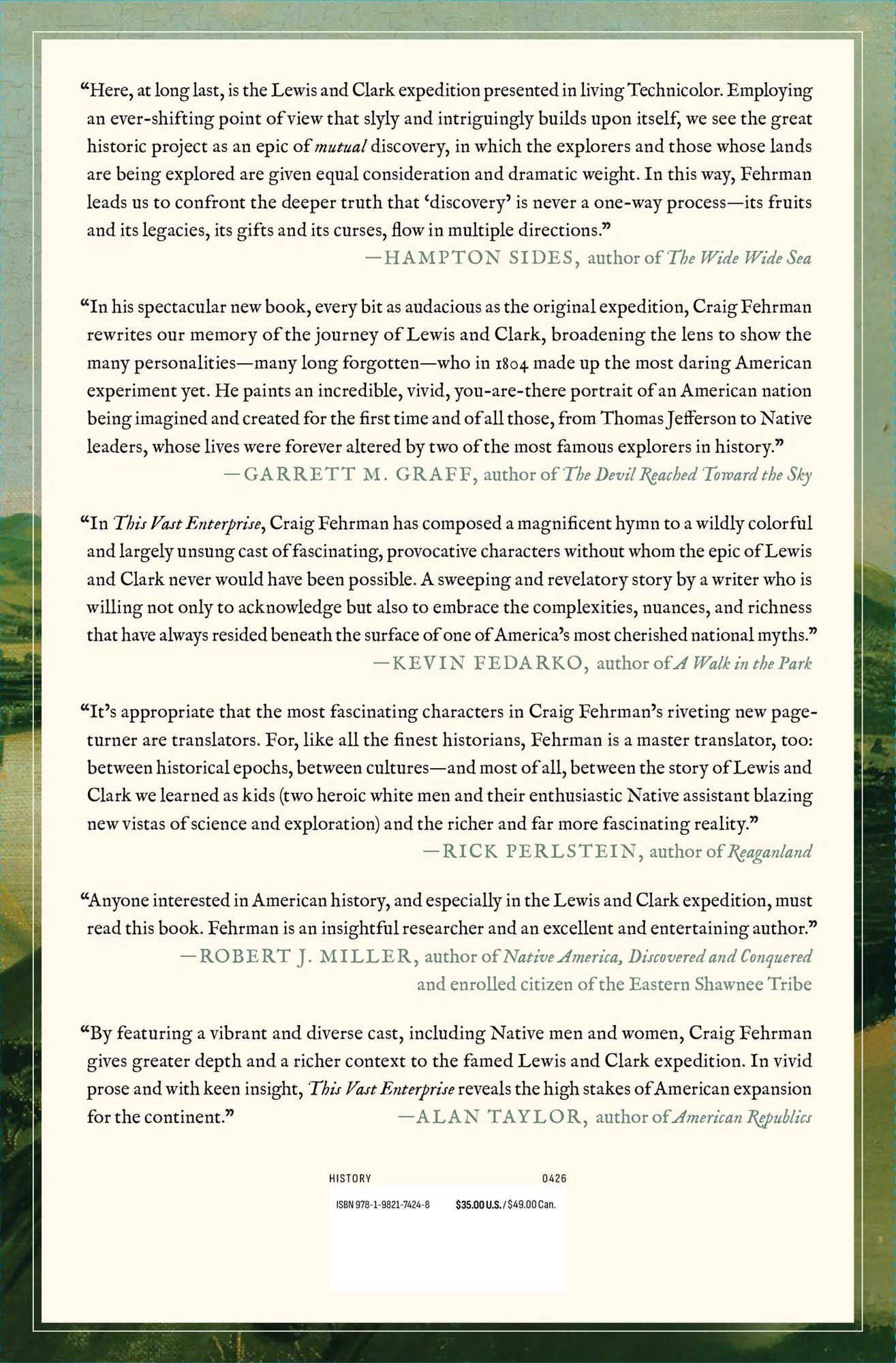 This Vast Enterprise: A New History of Lewis & Clark