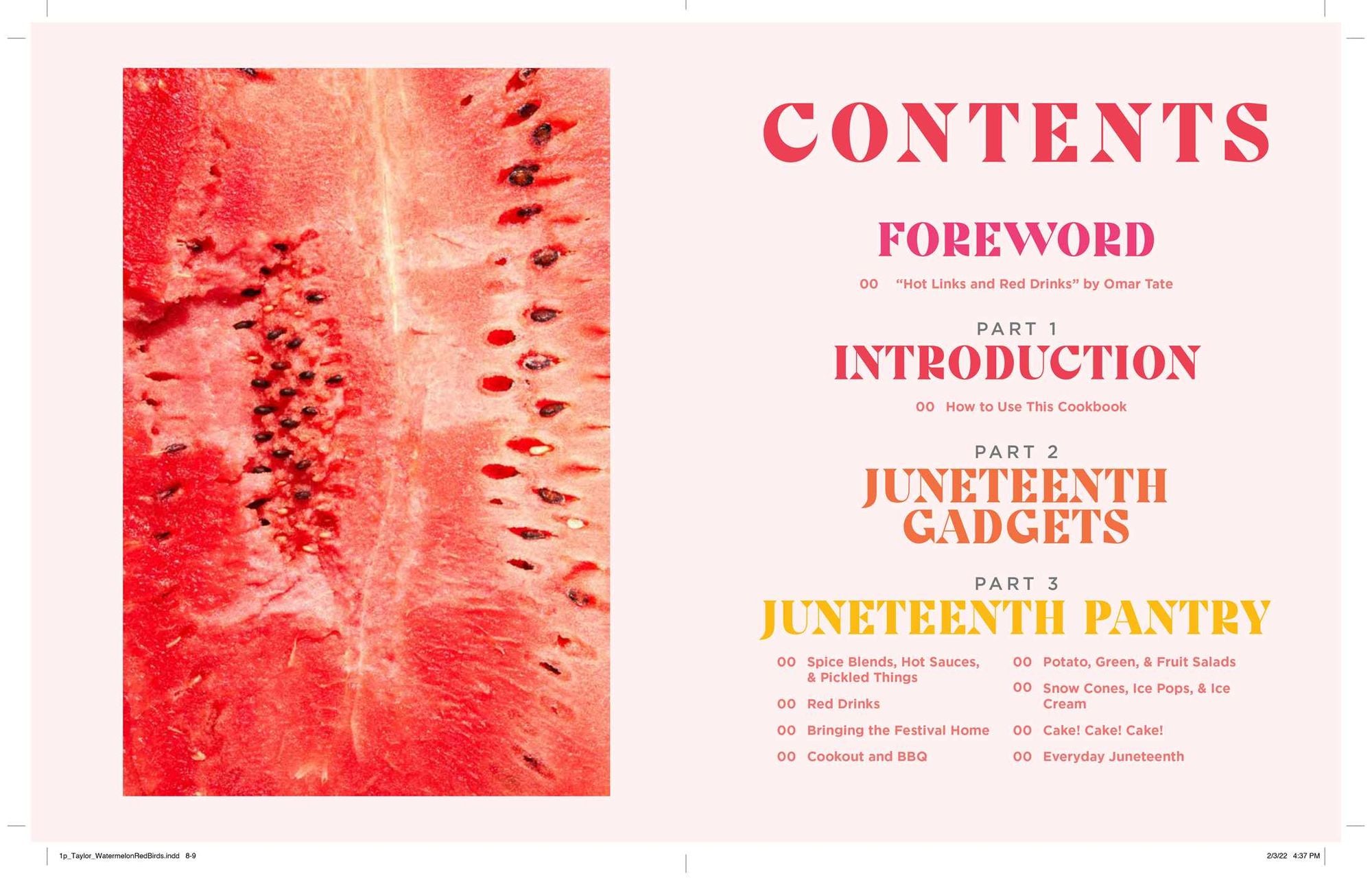 Watermelon and Red Birds: A Cookbook for Juneteenth and Black Celebrations