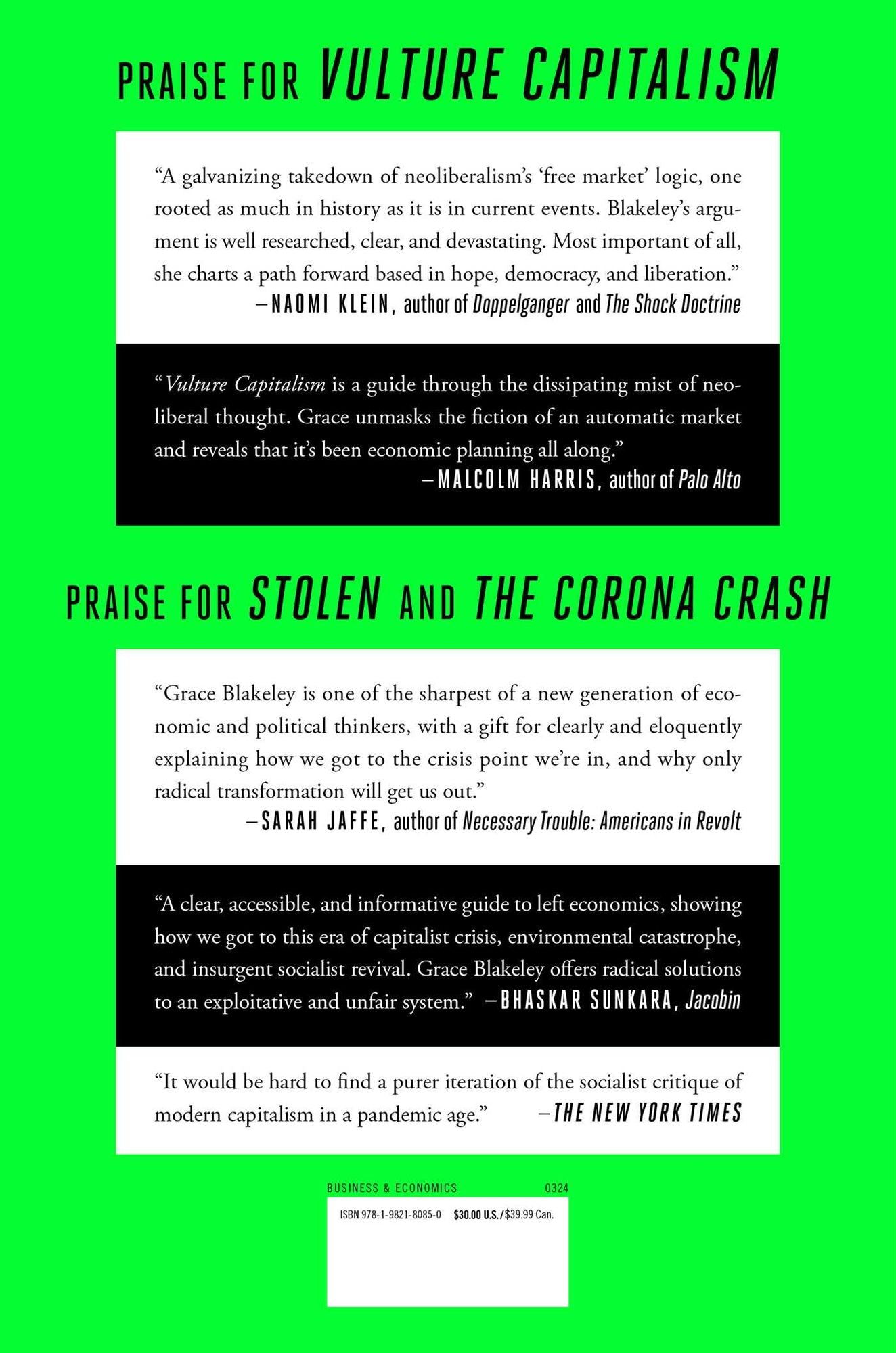 Vulture Capitalism: Corporate Crimes, Backdoor Bailouts, and the Death of Freedom