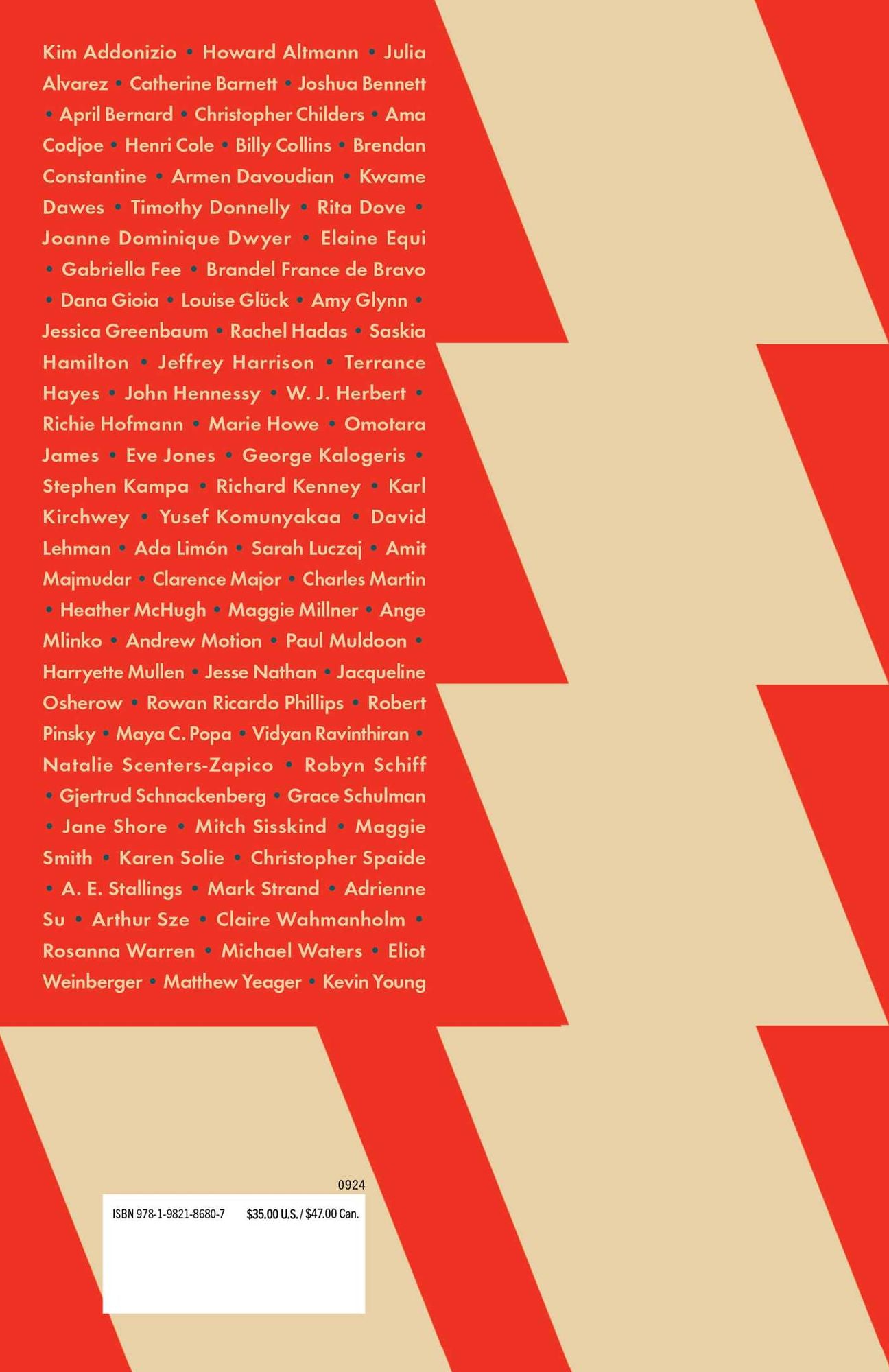 The Best American Poetry 2024