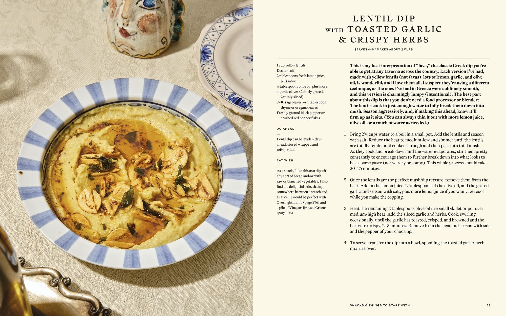 Something from Nothing: A Cookbook