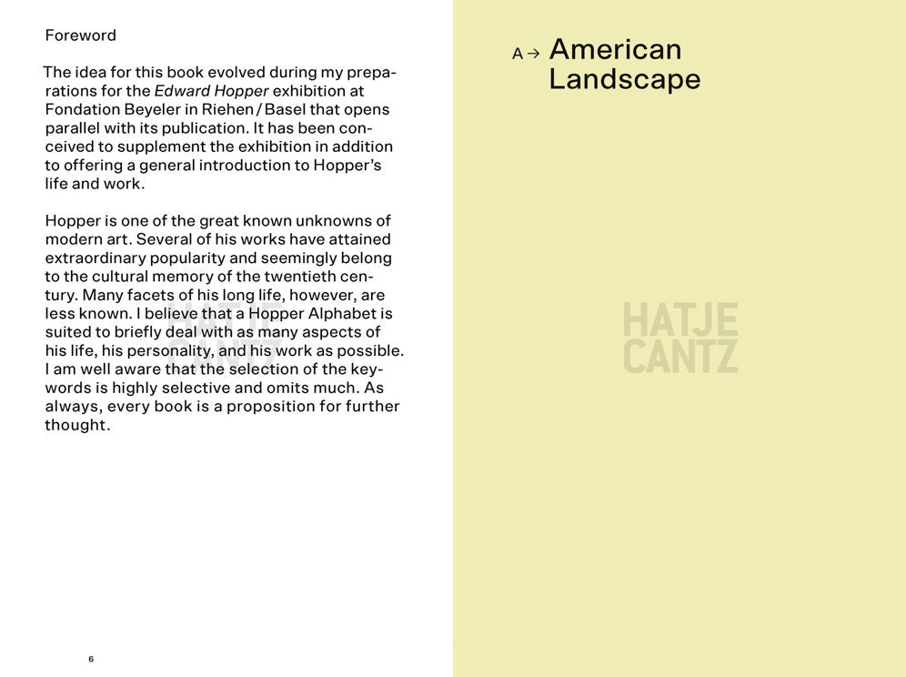Edward Hopper: A-Z