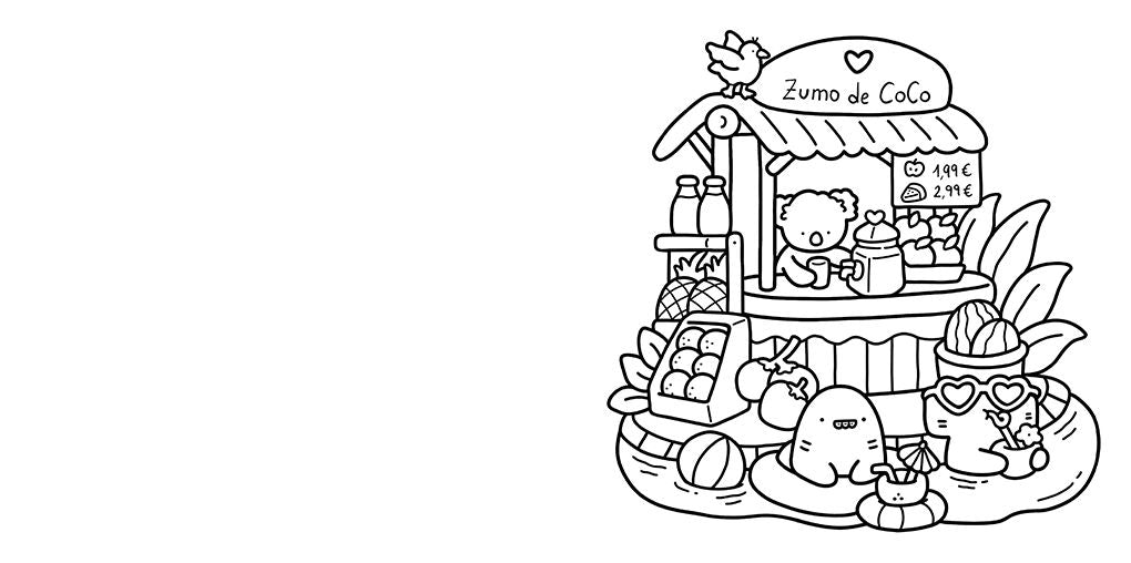 Pequeño refugio / Cozy Corner: Cute & Comfy Coloring Book
