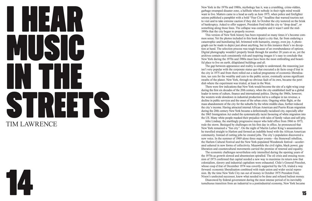 I Hear Music in the Streets: New York 1969-89