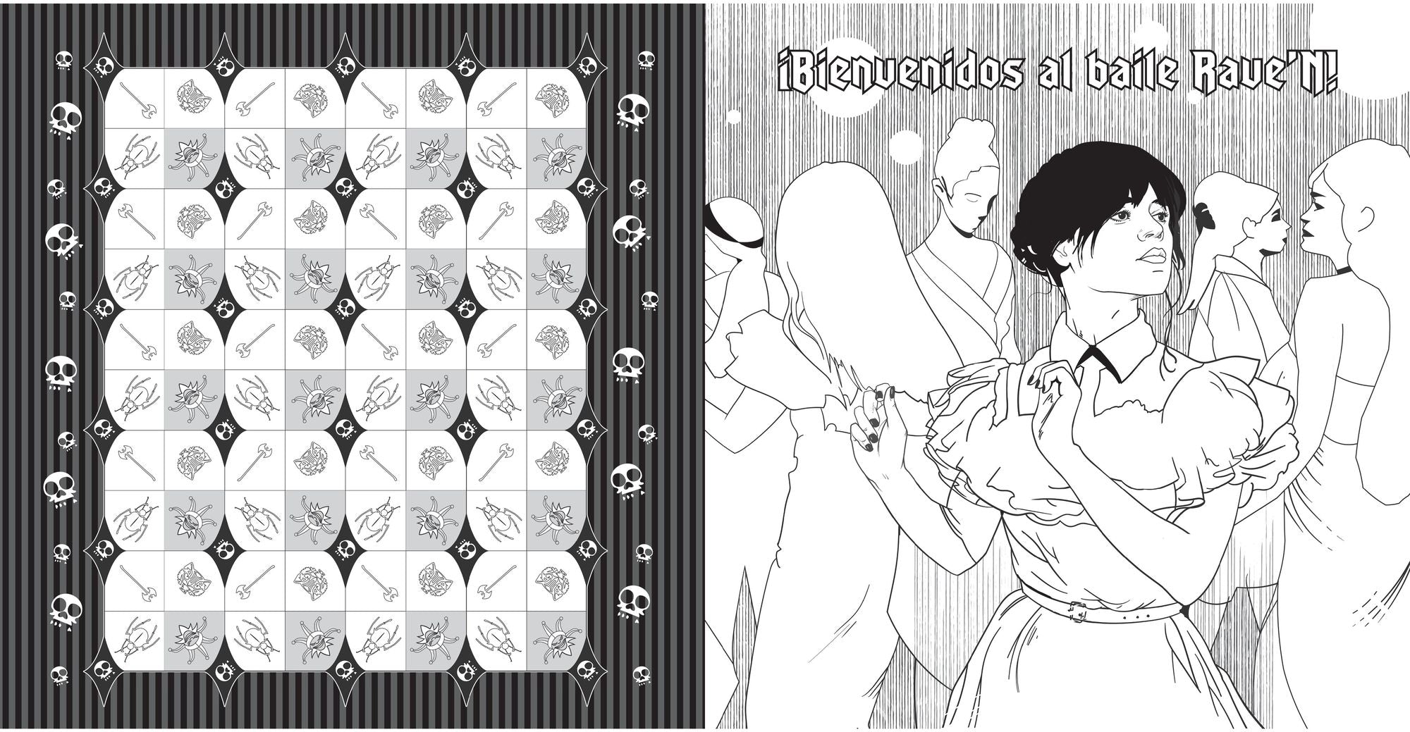 Miércoles Addams. Libro oficial para colorear / Wednesday: Official Coloring Book