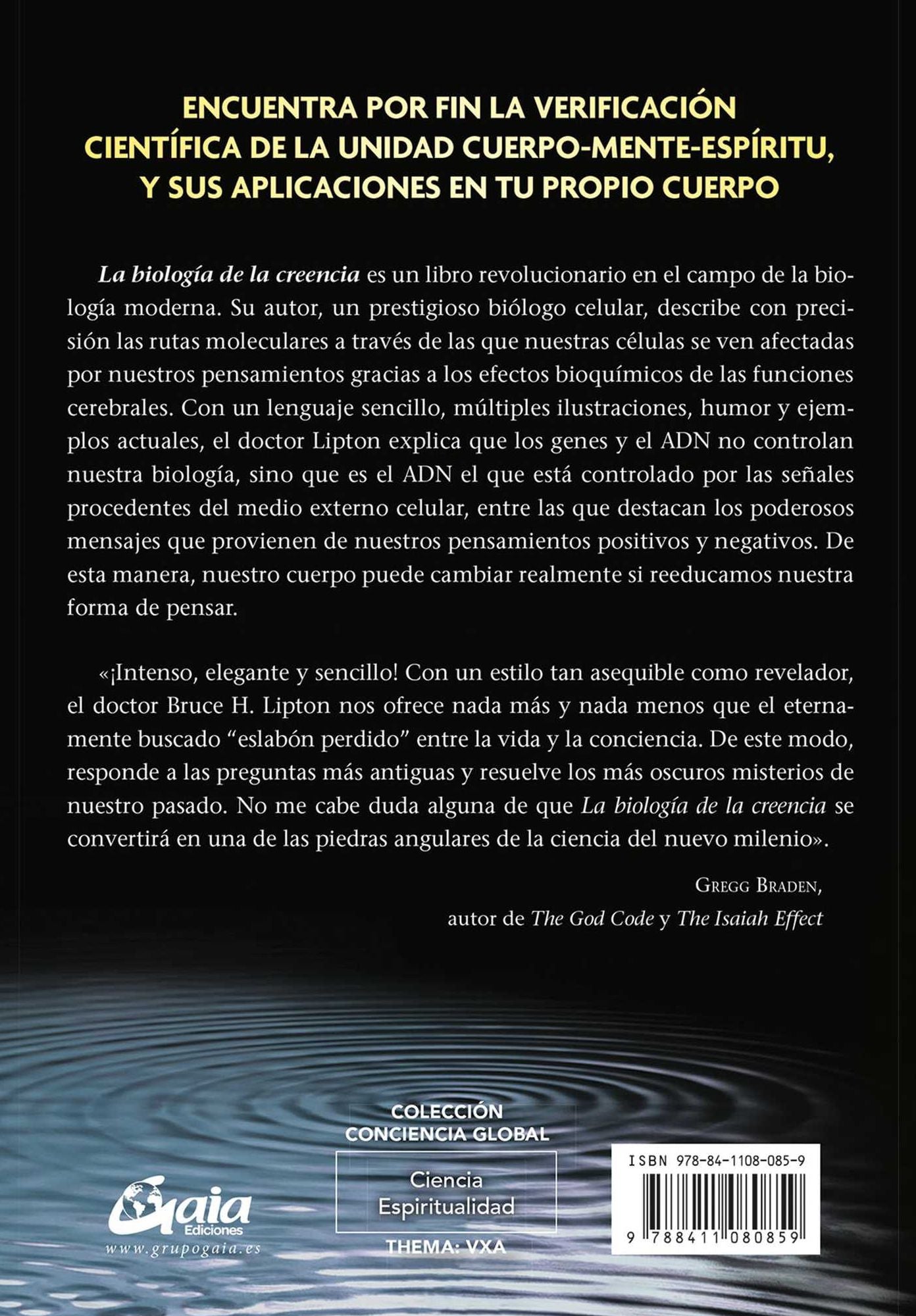La biologia de la creencia: La liberaci n del poder de la conciencia, la materia y los milagros