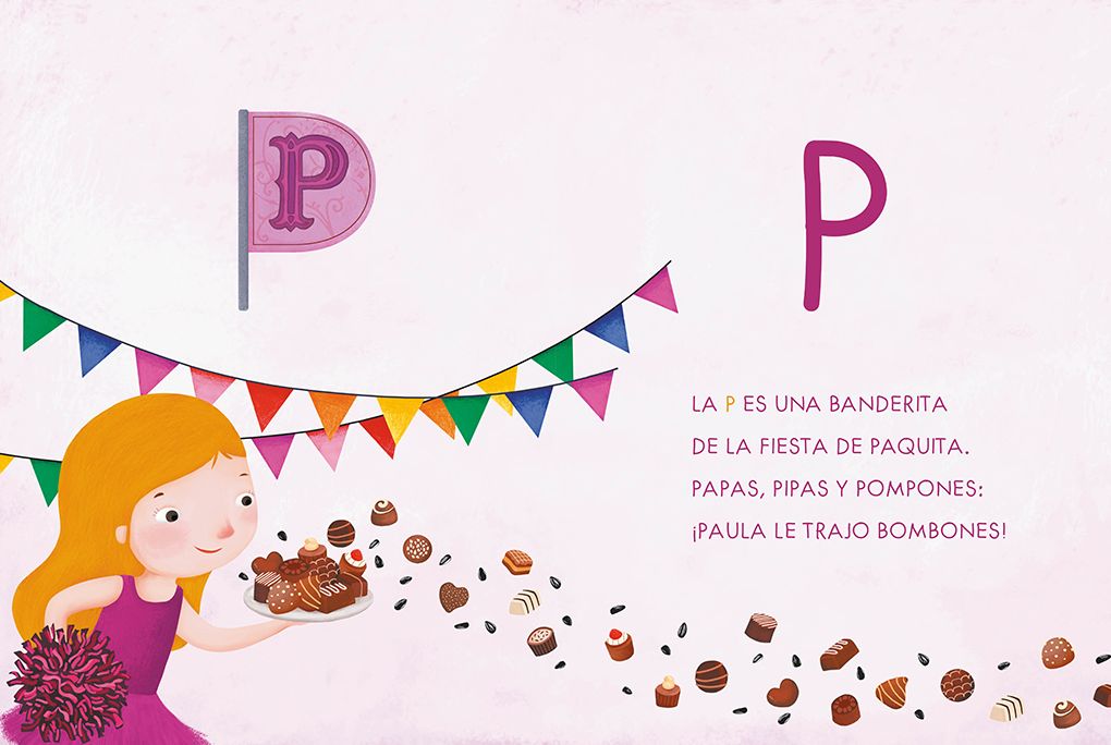 Mi primer abecedario. El carnaval de las letras (con letra mayúscula y texto rimado) / My First Alphabet Book