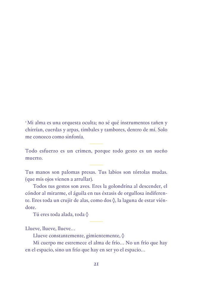 Libro del desasosiego / Book of Unrest