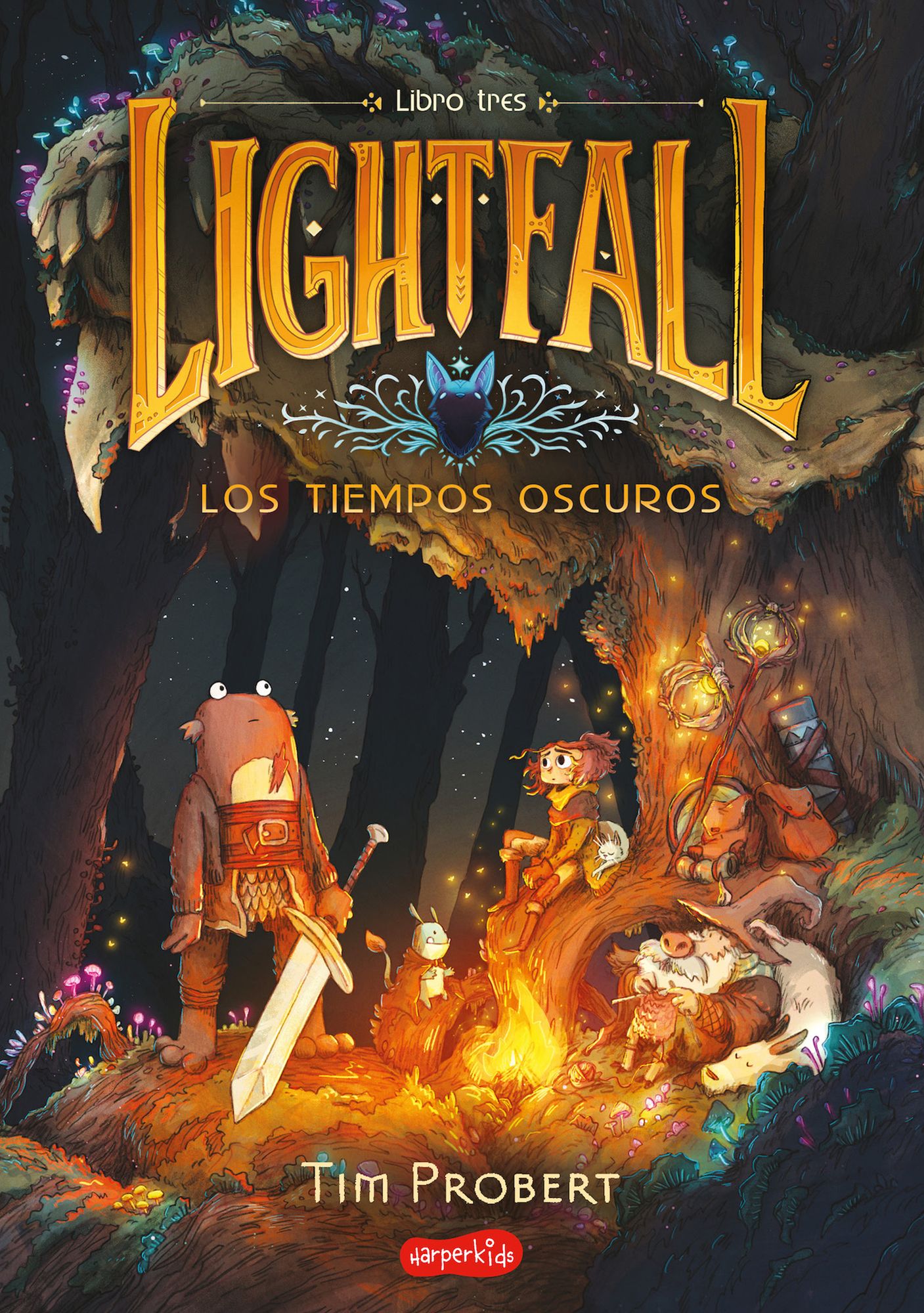 Lightfall: Los tiempos oscuros (Libro 3) (Lightfall: The Dark Times - Spanish Ed