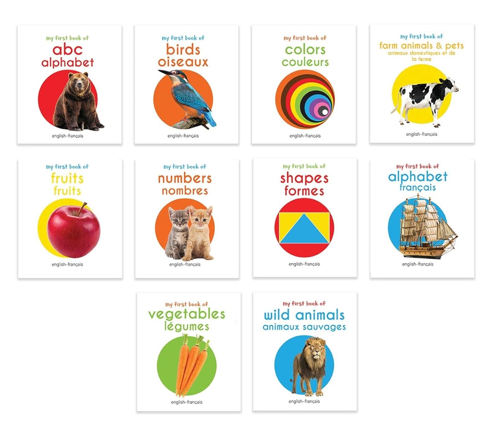 My First English-Fran ais Learning Library (Ma premi re biblioth que bilingue anglais-fran ais)