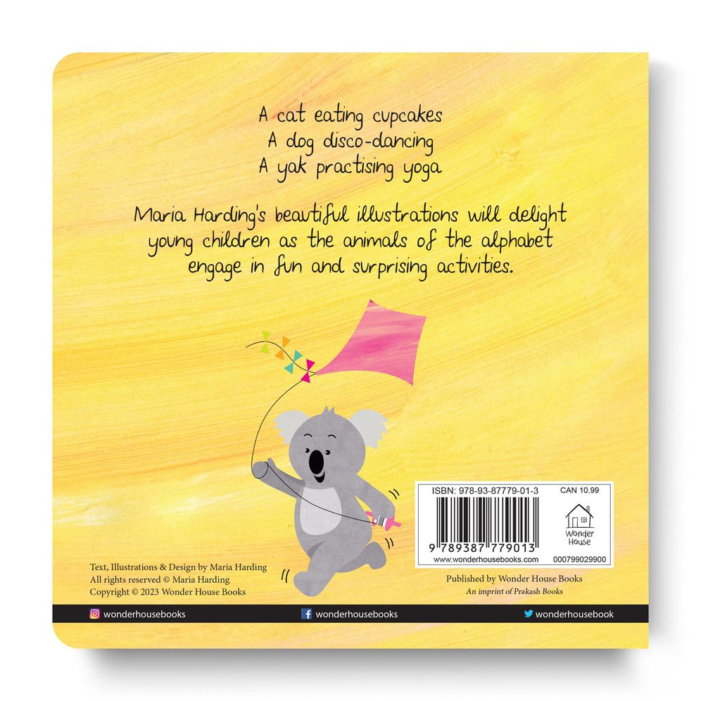Animal ABC: Playful animals teach A to Z (Padded Board Book)