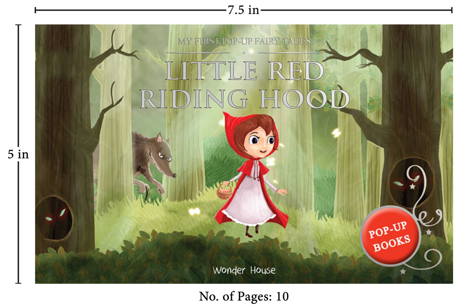 My First Pop Up Fairy Tales - Little Red Riding Hood : Pop up Books for children