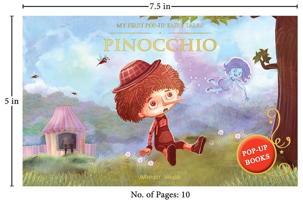 My First Pop Up Fairy Tales - Pinocchio : Pop up Books for children