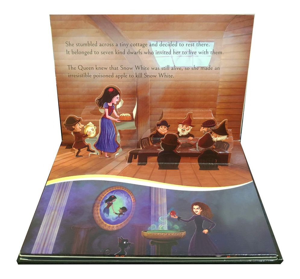 My First Pop Up Fairy Tales - Snow White and The Seven Dwarfs : Pop up Books for children