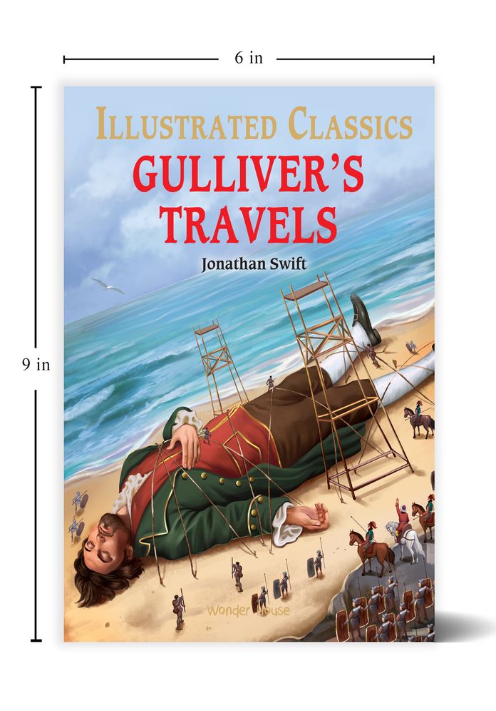 Gulliver Travels : Illustrated Abridged Children Classics English Novel with Review Questions (Hardback)