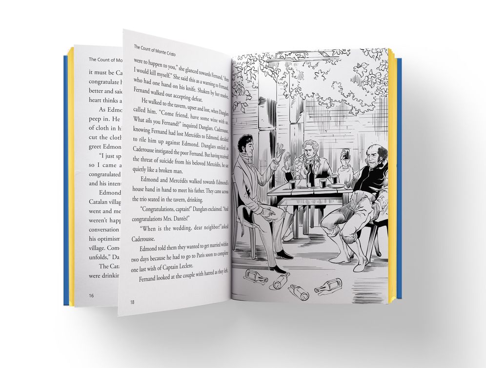 The Count of Monte Cristo : Illustrated Abridged Children Classic English Novel with Review Question
