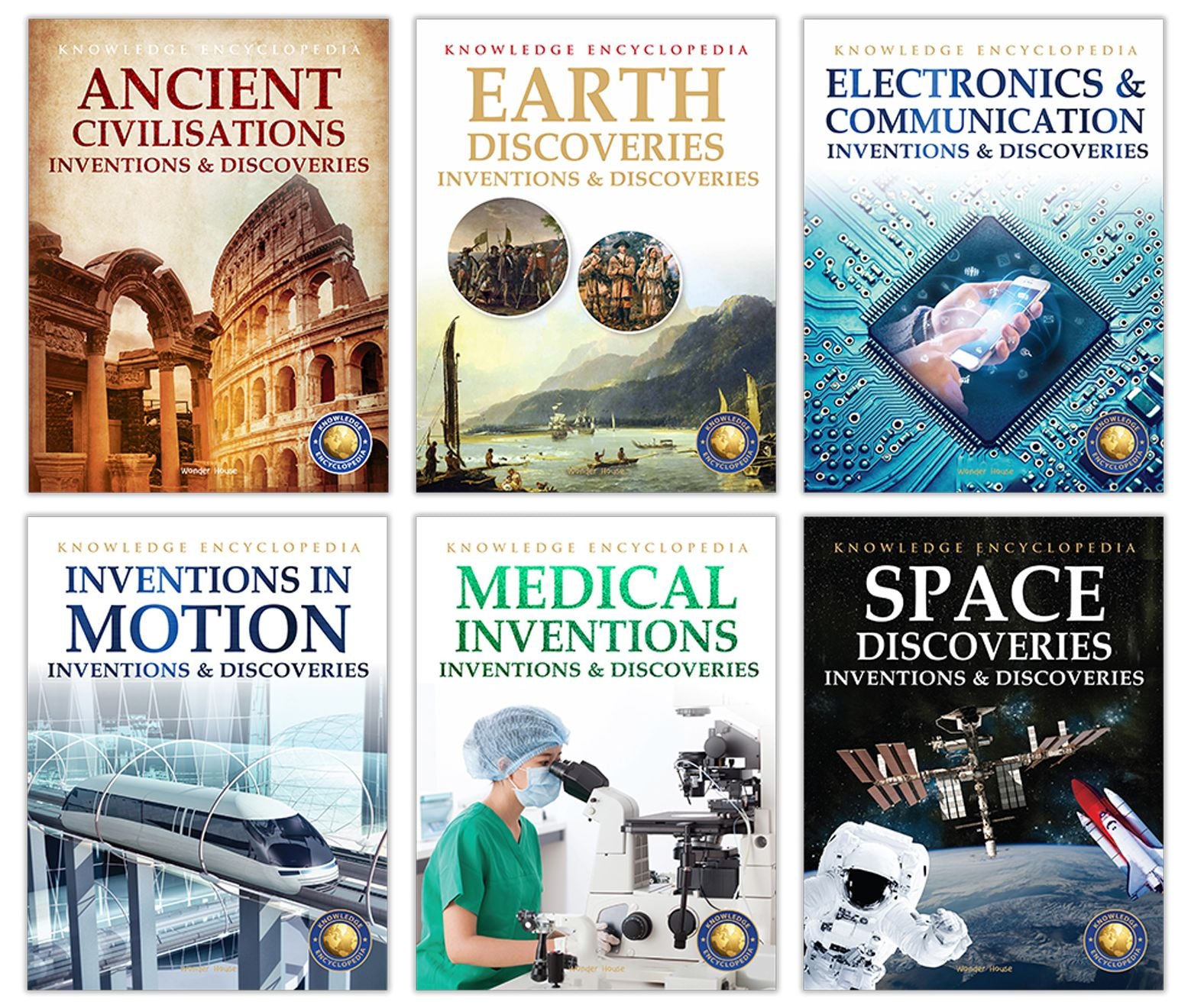 Inventions & Discoveries - Collection of 6 Books: Knowledge Encyclopedia For Children