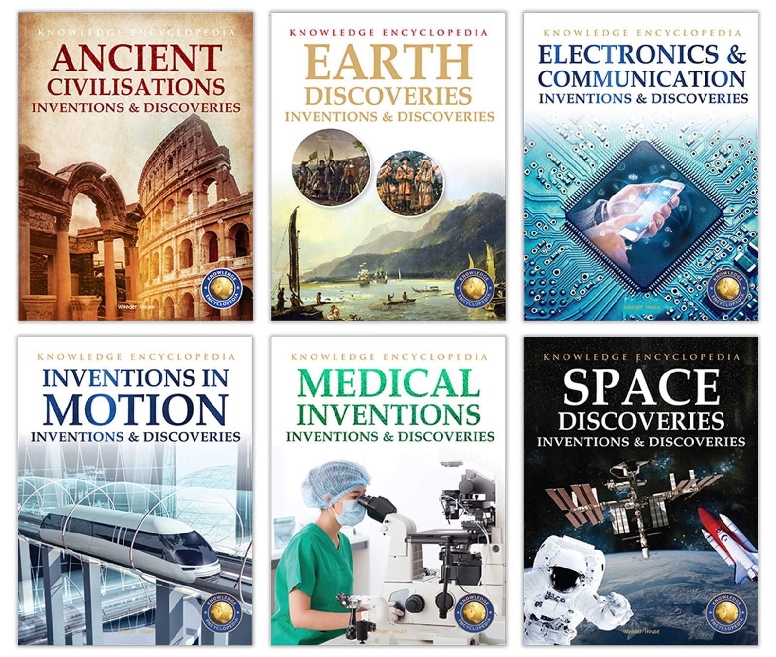 Inventions & Discoveries - Collection of 6 Books: Knowledge Encyclopedia For Children