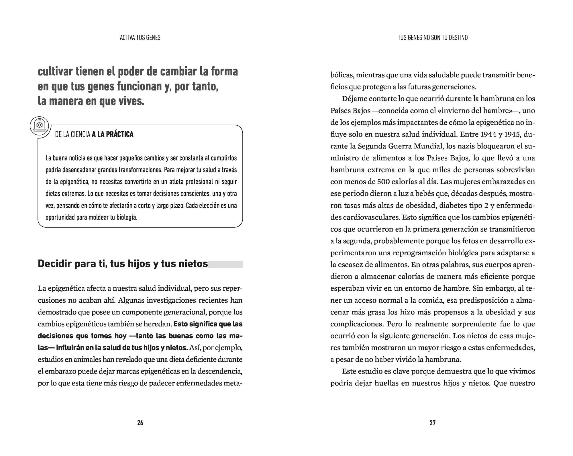 Activa tus genes / Activate Your Genes