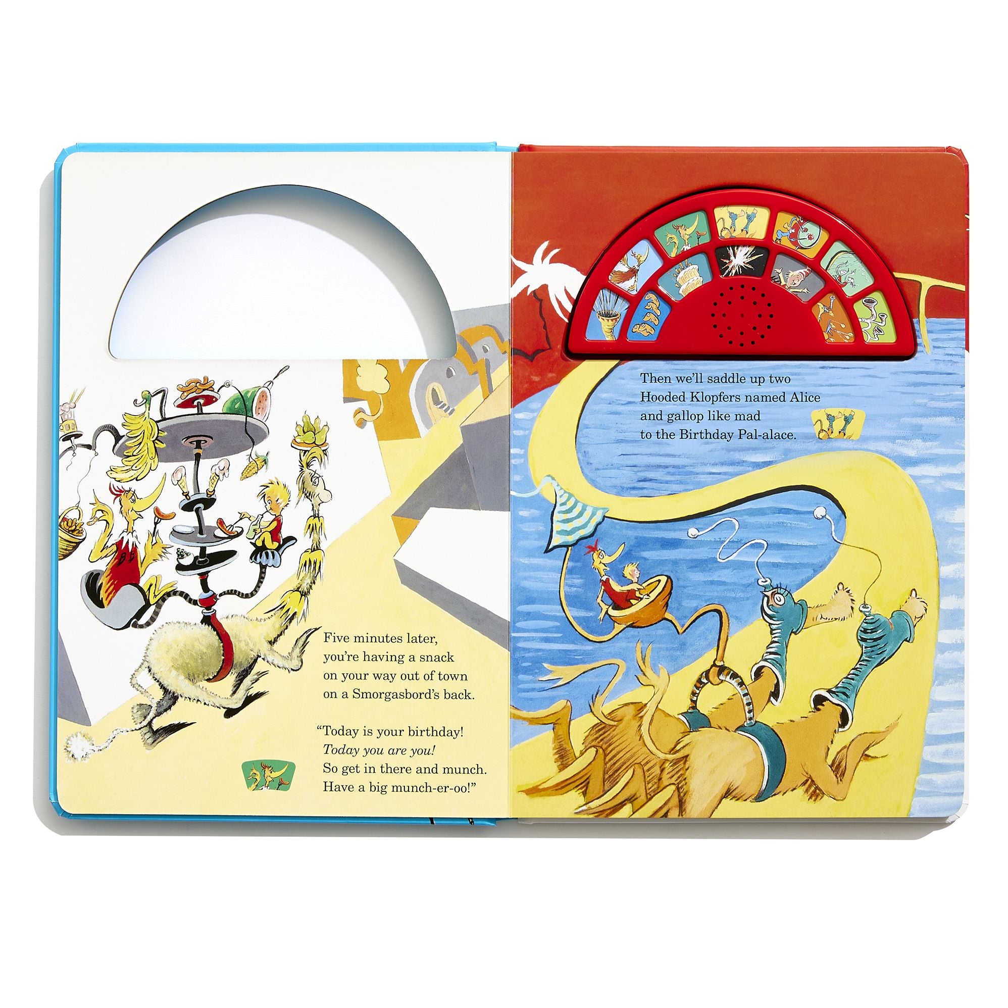 Dr. Seuss's Happy Birthday to You! with 12 Silly Sounds: An Interactive Read and Listen Book