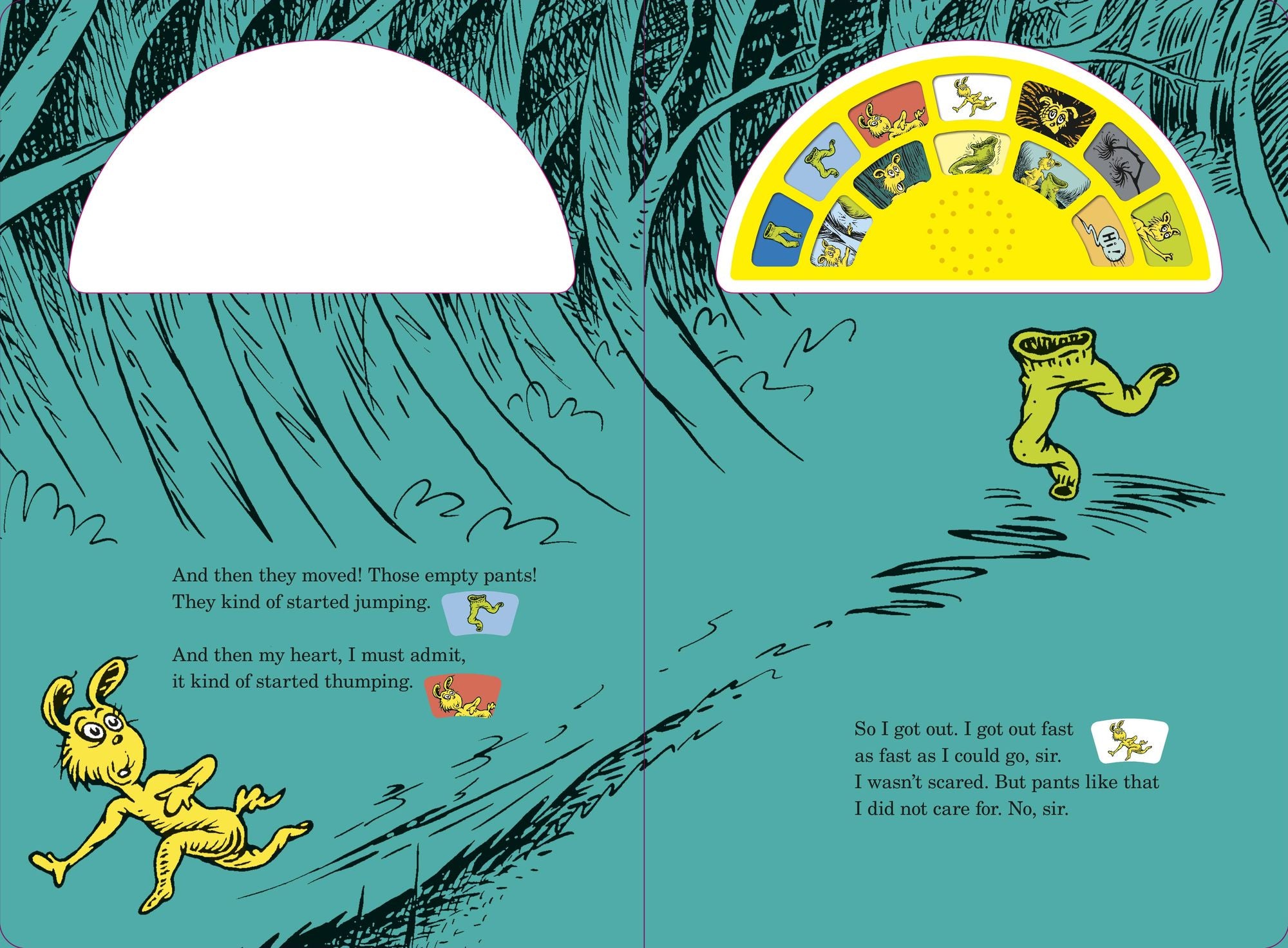 Dr. Seuss's What Was I Scared Of? with 12 Silly Sounds!: An Interactive Read and Listen Book