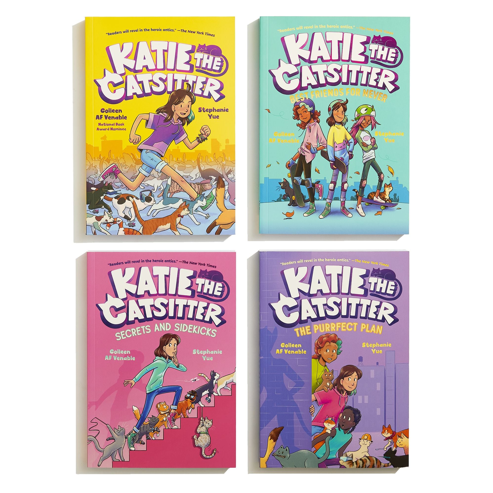 Katie the Catsitter: Kitty Carrier Box Set (Books 1-4): (A Graphic Novel Boxed Set)