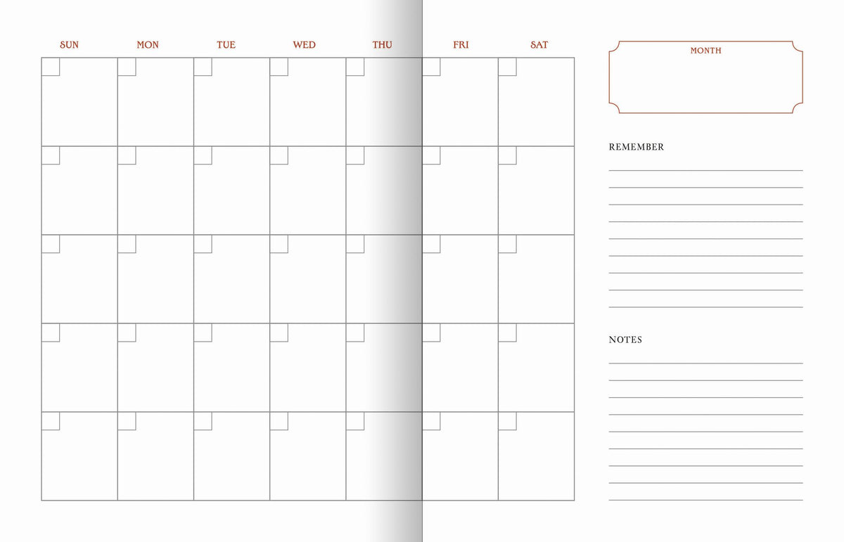 The Backyard Bird Planner: An Undated Desk Calendar and Journal