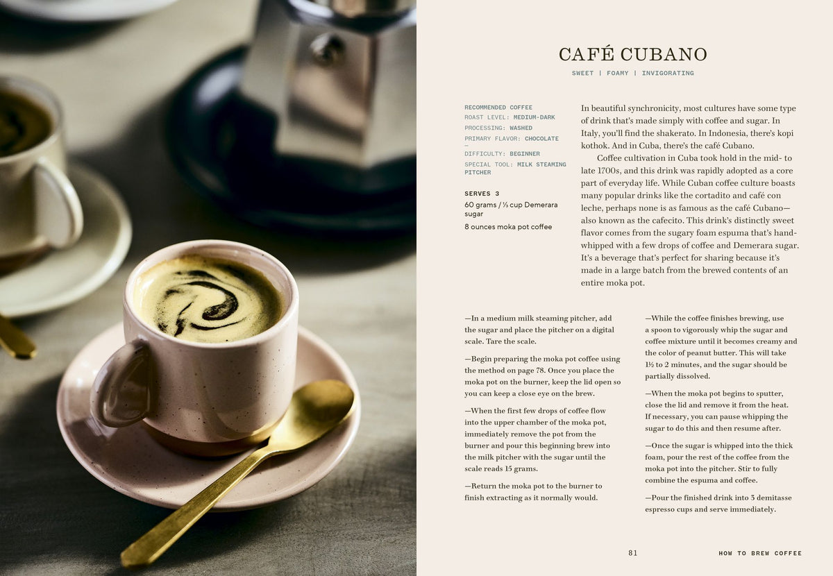 Coffee, for Here: The Ultimate Handbook for At-Home Coffee Enthusiasts