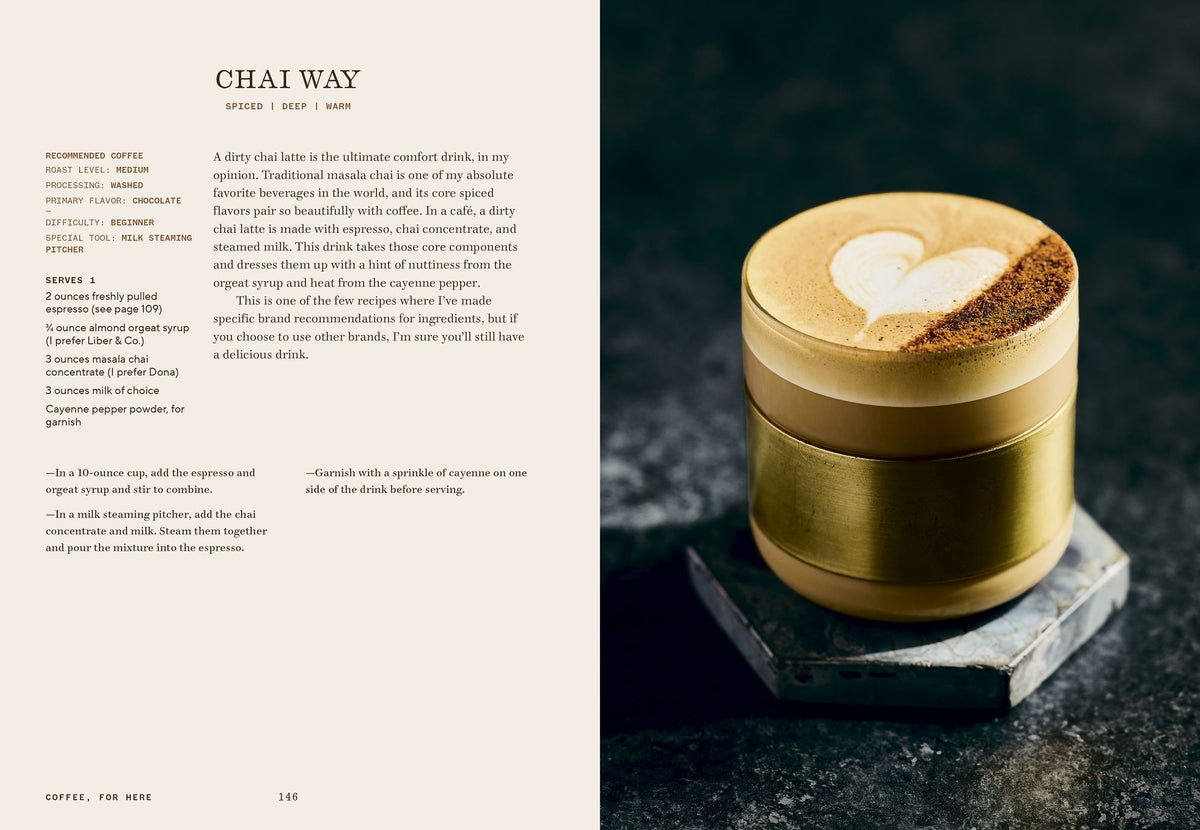 Coffee, for Here: The Ultimate Handbook for At-Home Coffee Enthusiasts