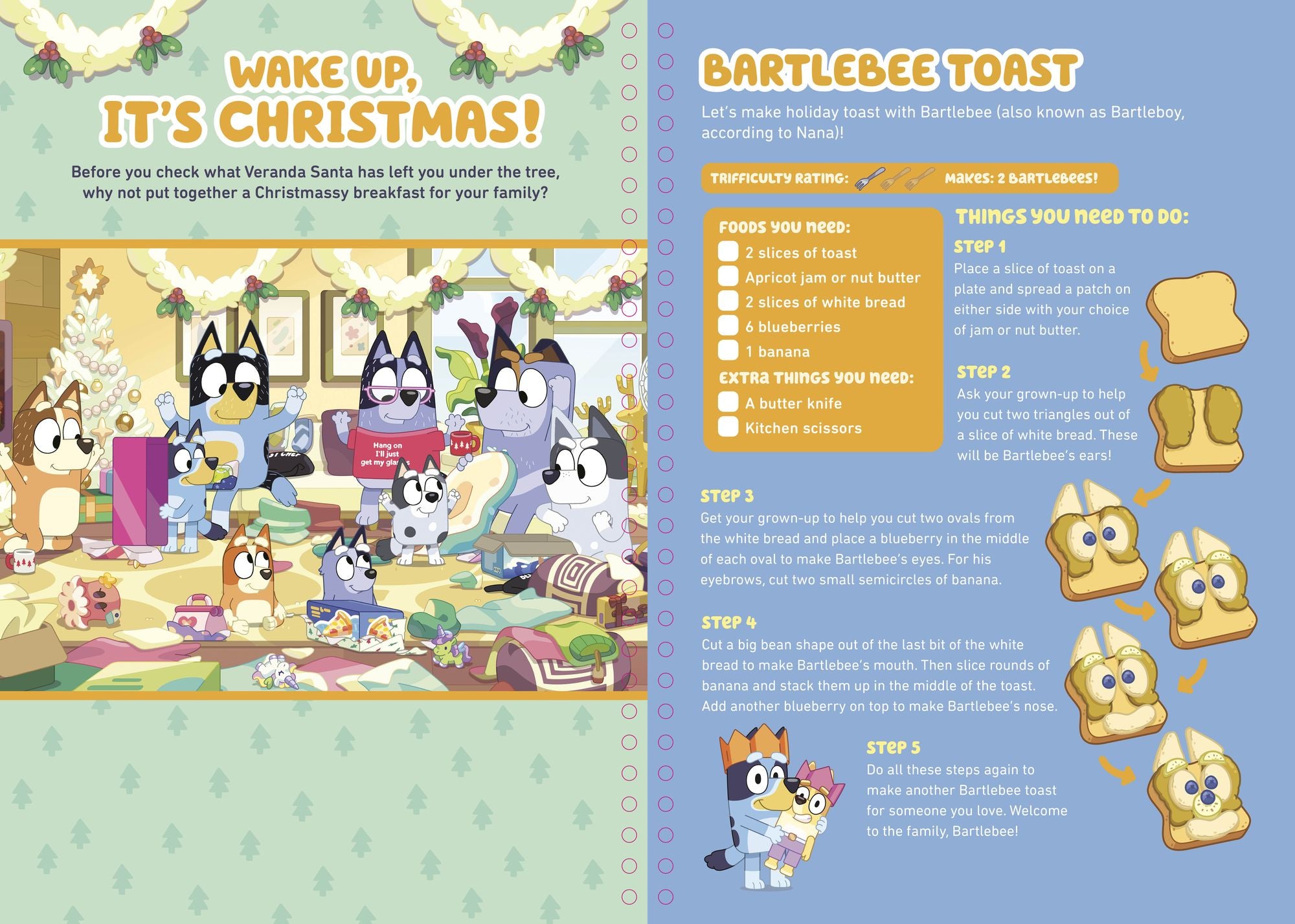 Bluey and Bingo's Christmas Cookbook