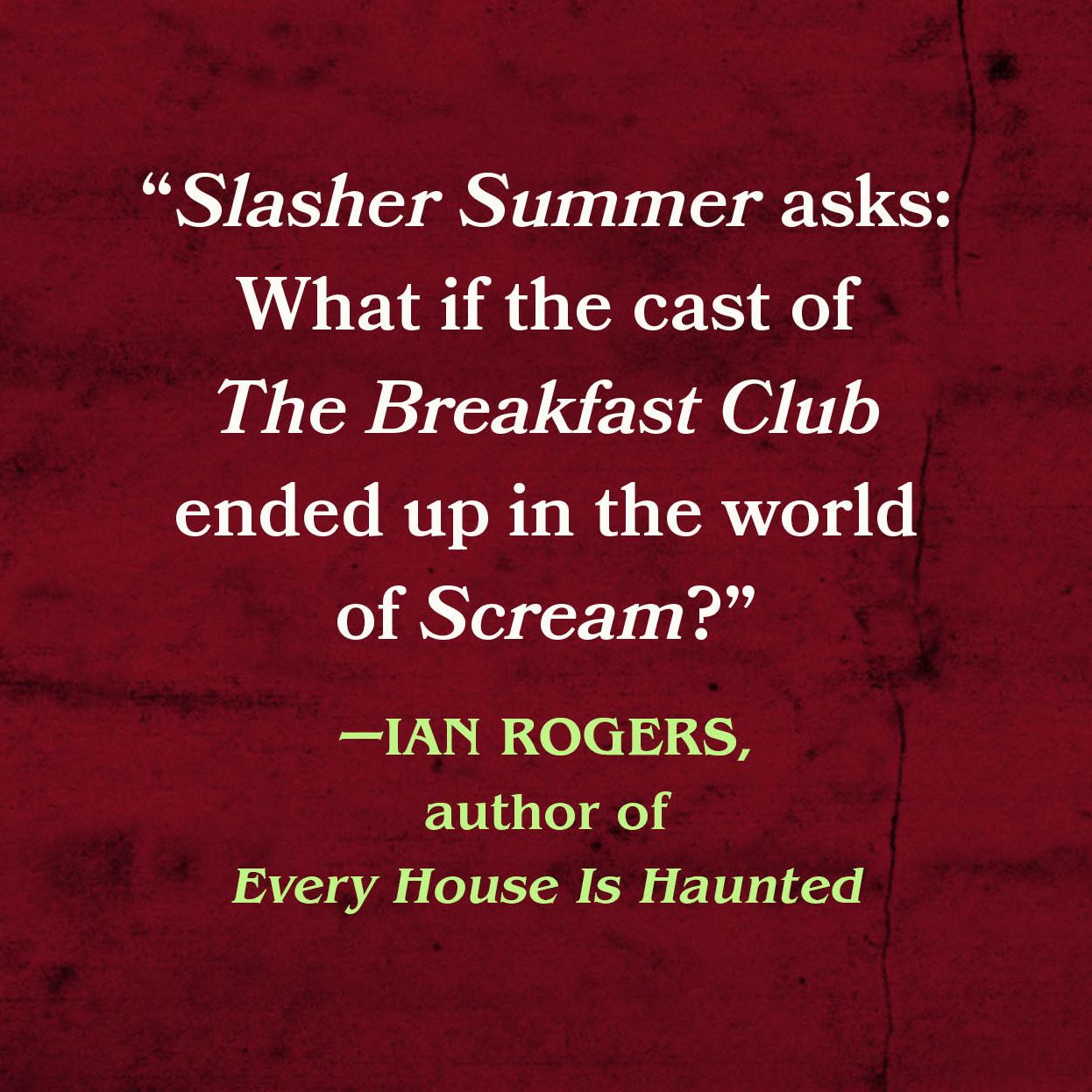Slasher Summer: A Novel