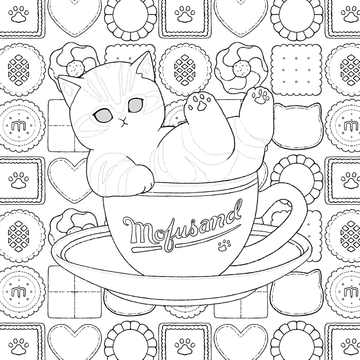 Mofusand: An Official Coloring Book