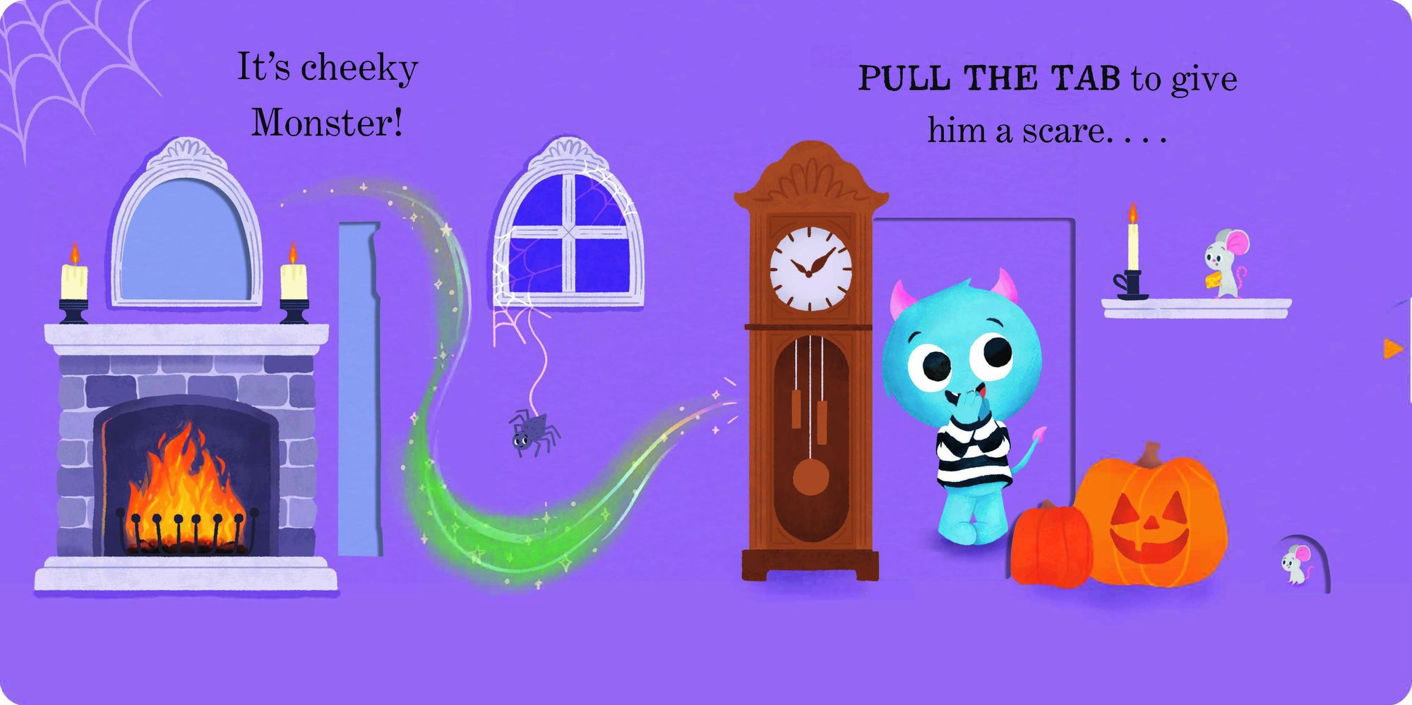 There's a Little Ghost in Your Book: A Push, Pull, and Slide Book
