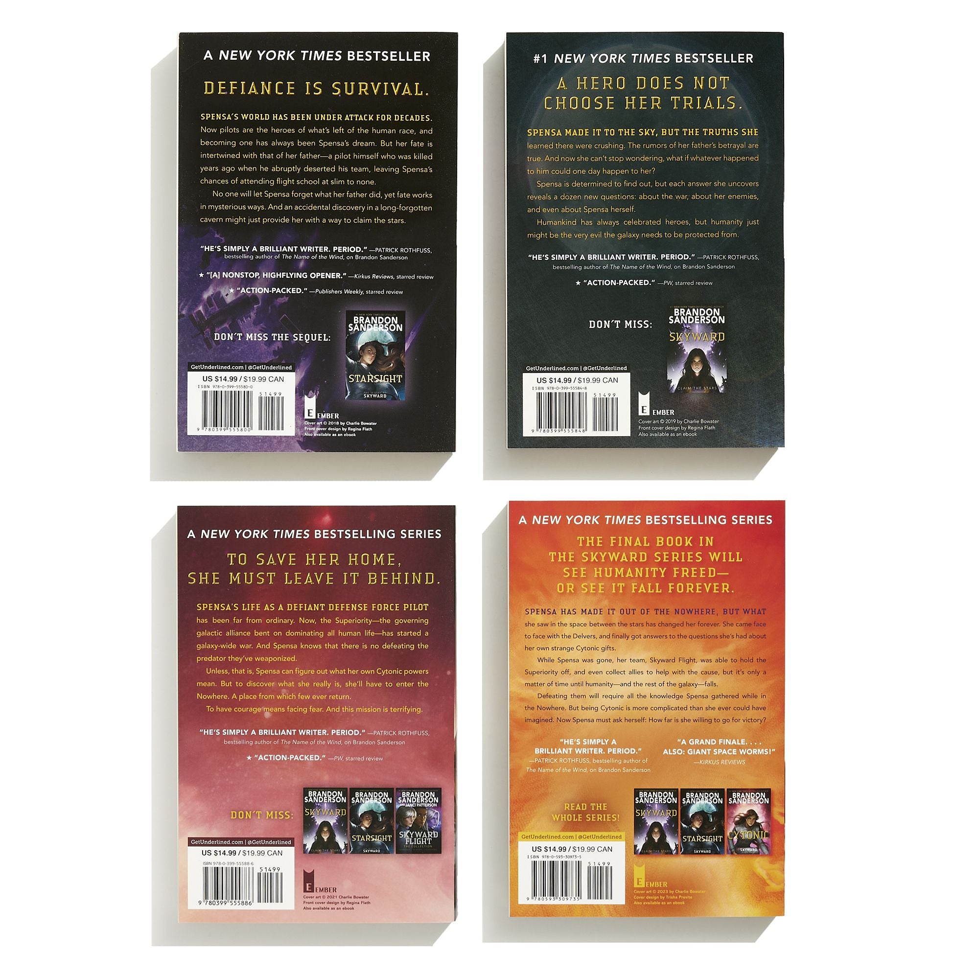 Skyward 4-Book Boxed Set: Skyward; Starsight; Cytonic; Defiant