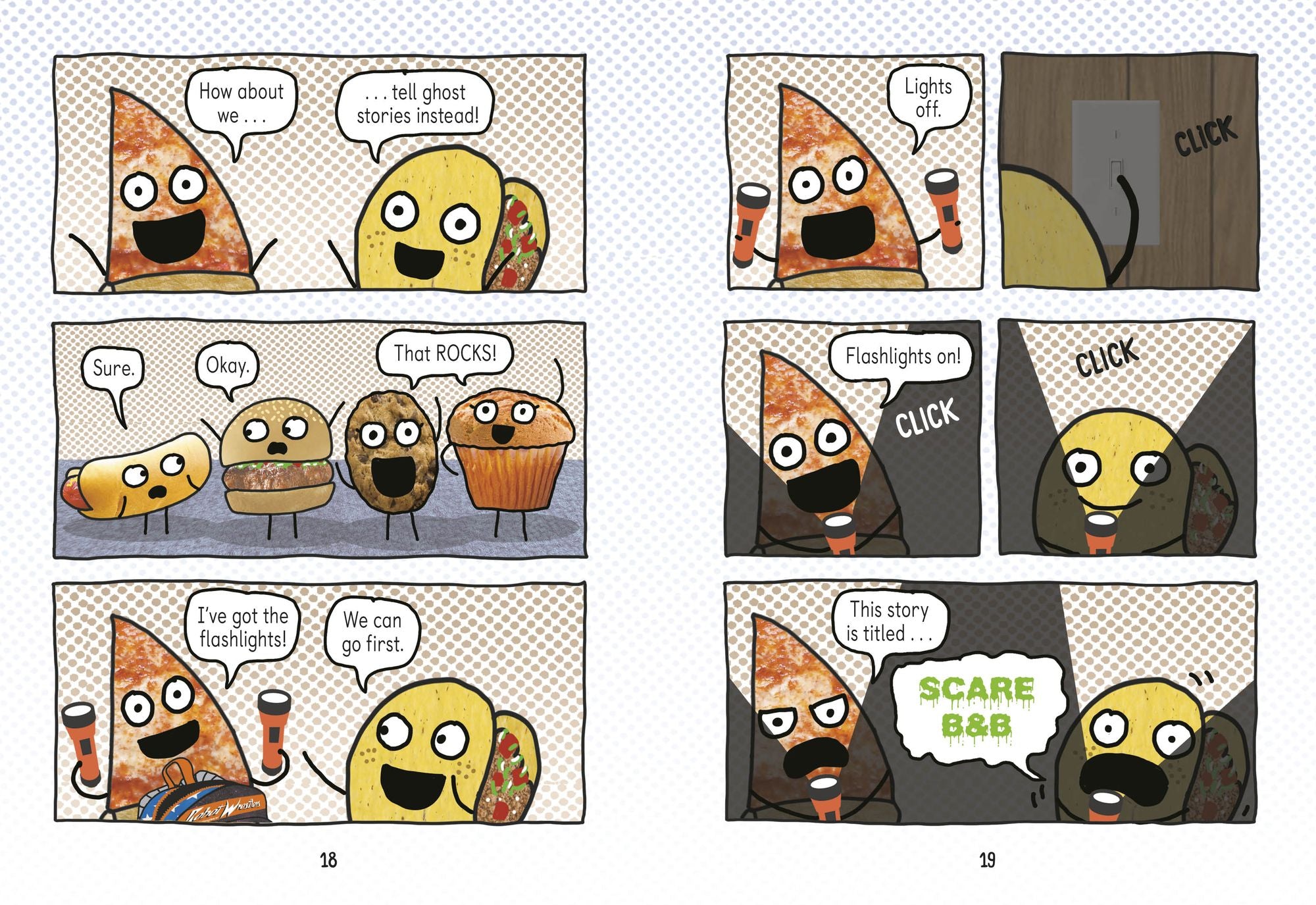 Pizza and Taco: Scariest Sleepover Ever!: (A Graphic Novel)
