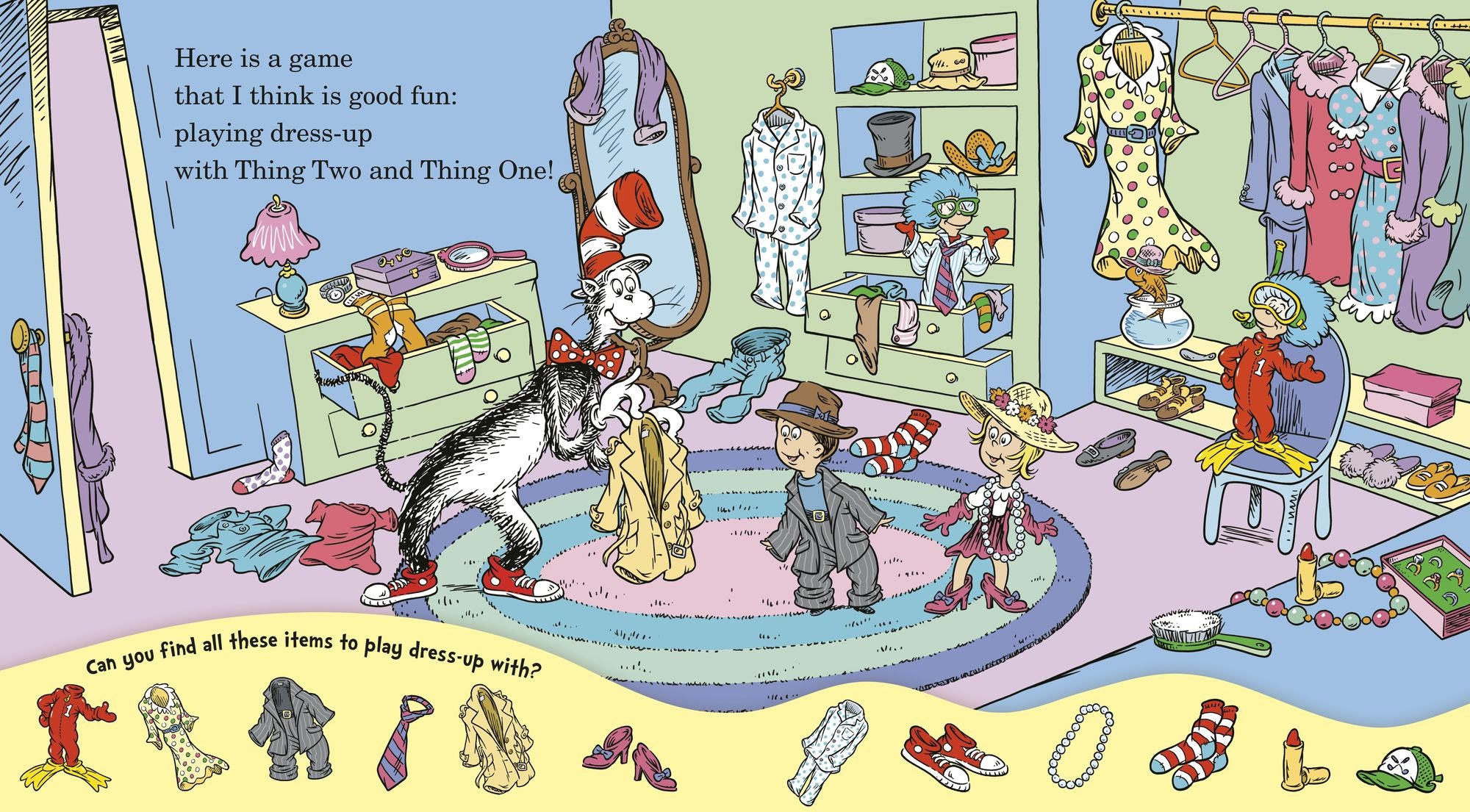 The Cat in the Hat's Super-Dee-Dooper Seek and Find!: With Over 100 Silly Things to Find