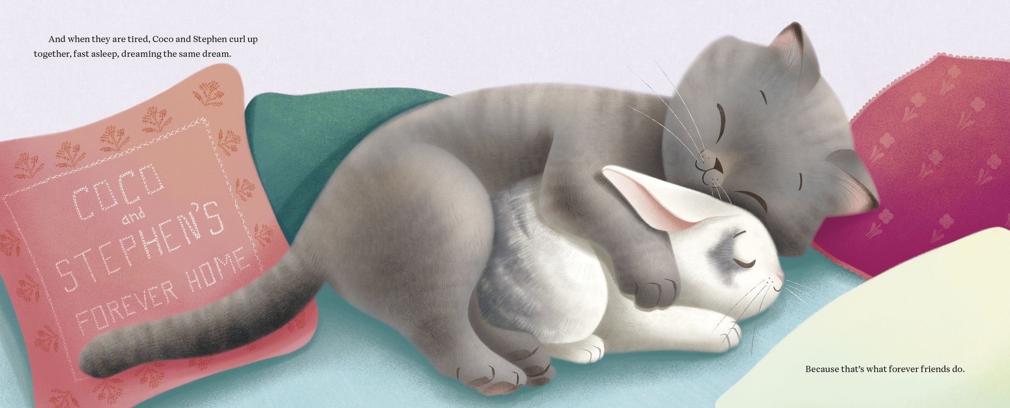 Coco and Stephen, Together Forever: How a Kitten and Bunny Became Best Friends
