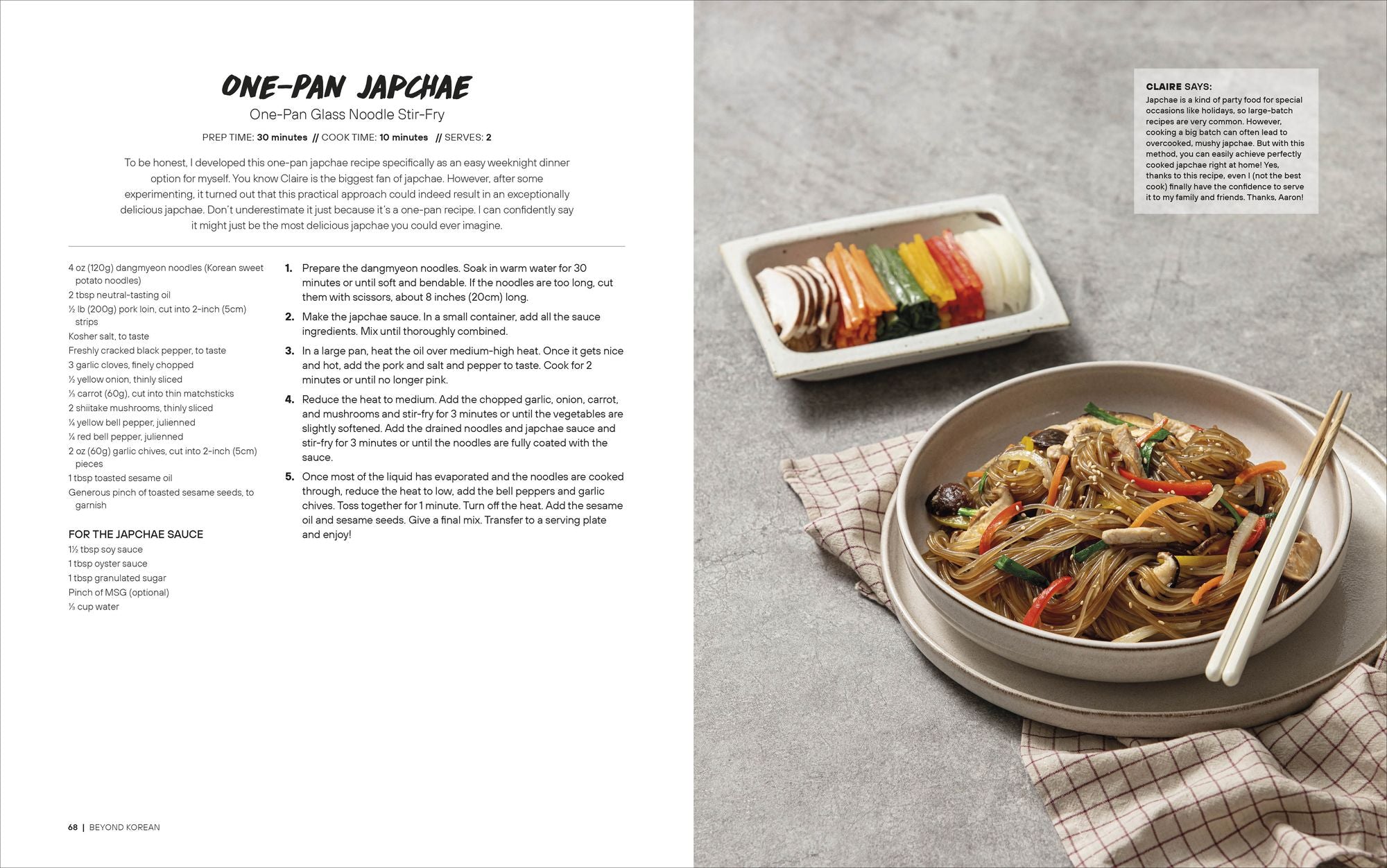 Beyond Korean: Easy Recipes for Korean, Japanese, and Chinese Favorites