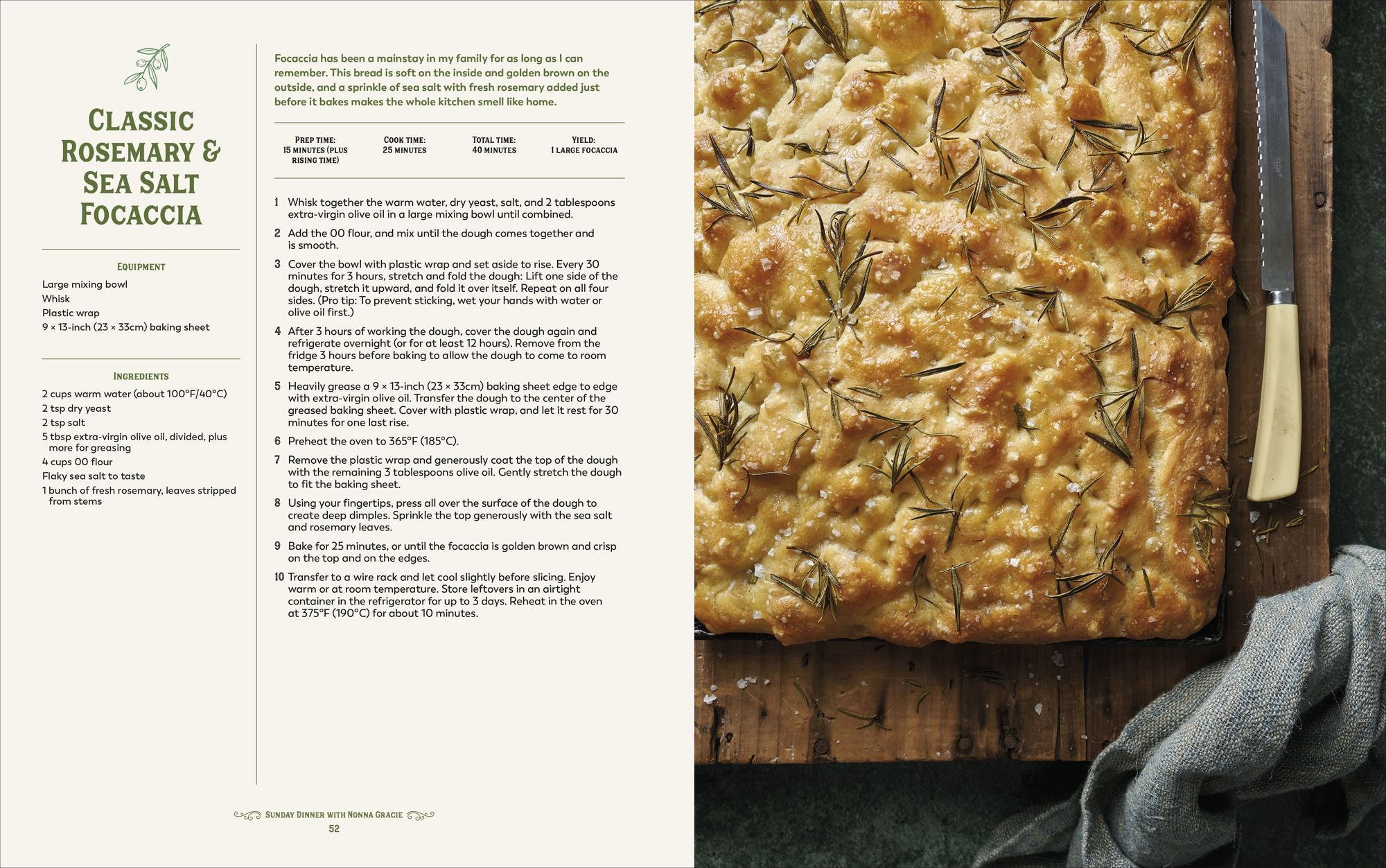 Sunday Dinner with Nonna Gracie: Traditional Italian Recipes for Gathering and Sharing
