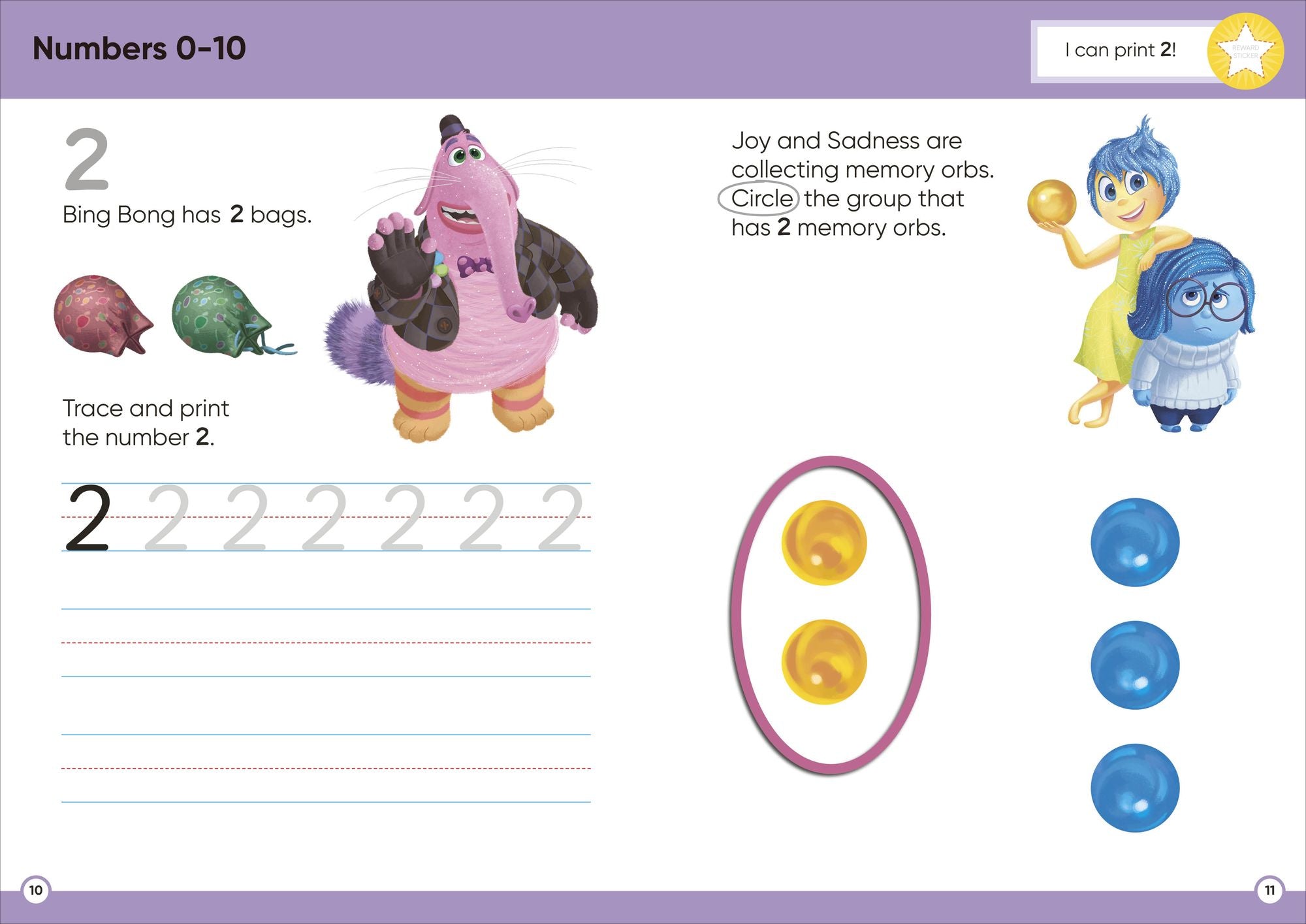 Disney Learning Get Ready for Math (Ages 3-5): Preschool Beginner Math Workbook for Kids, Curriculum-Based