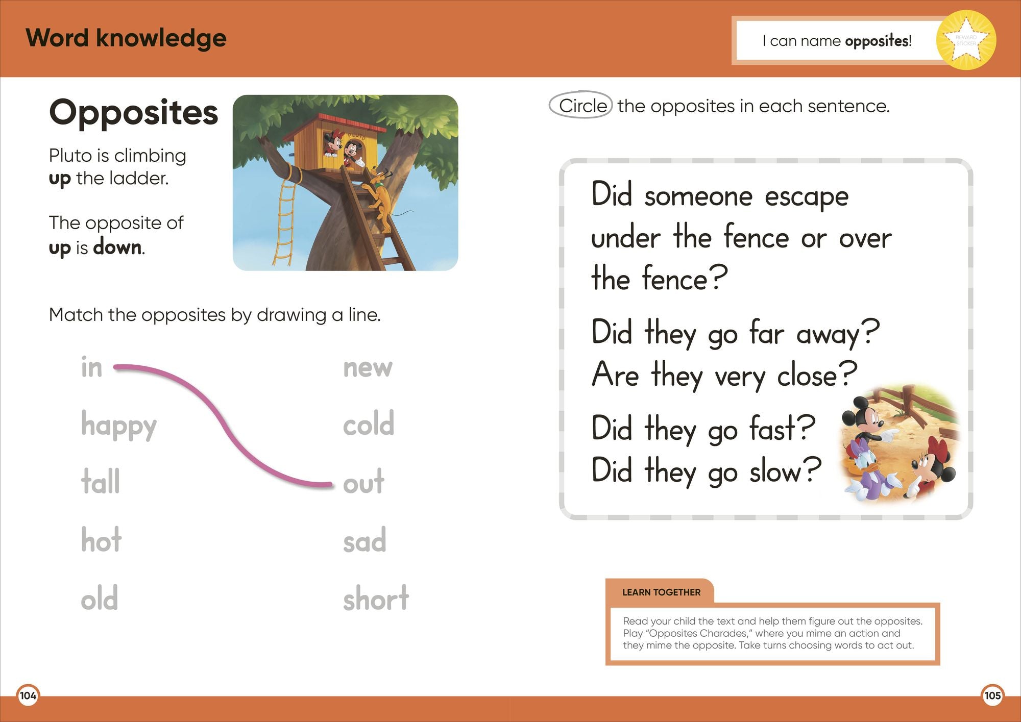 Disney Learning Big Workbook Preschool: Math & English Workbook for Kids Aged 3-5, Curriculum-Based