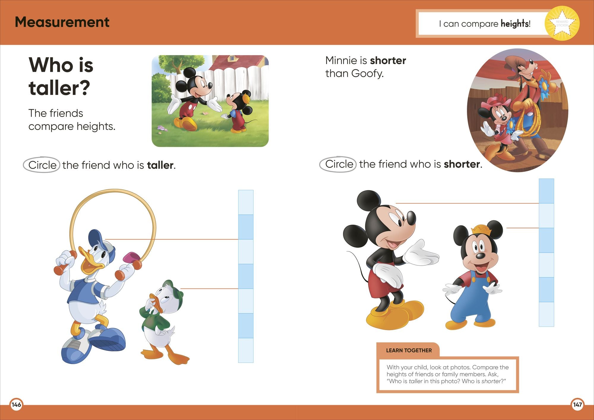 Disney Learning Big Workbook Preschool: Math & English Workbook for Kids Aged 3-5, Curriculum-Based