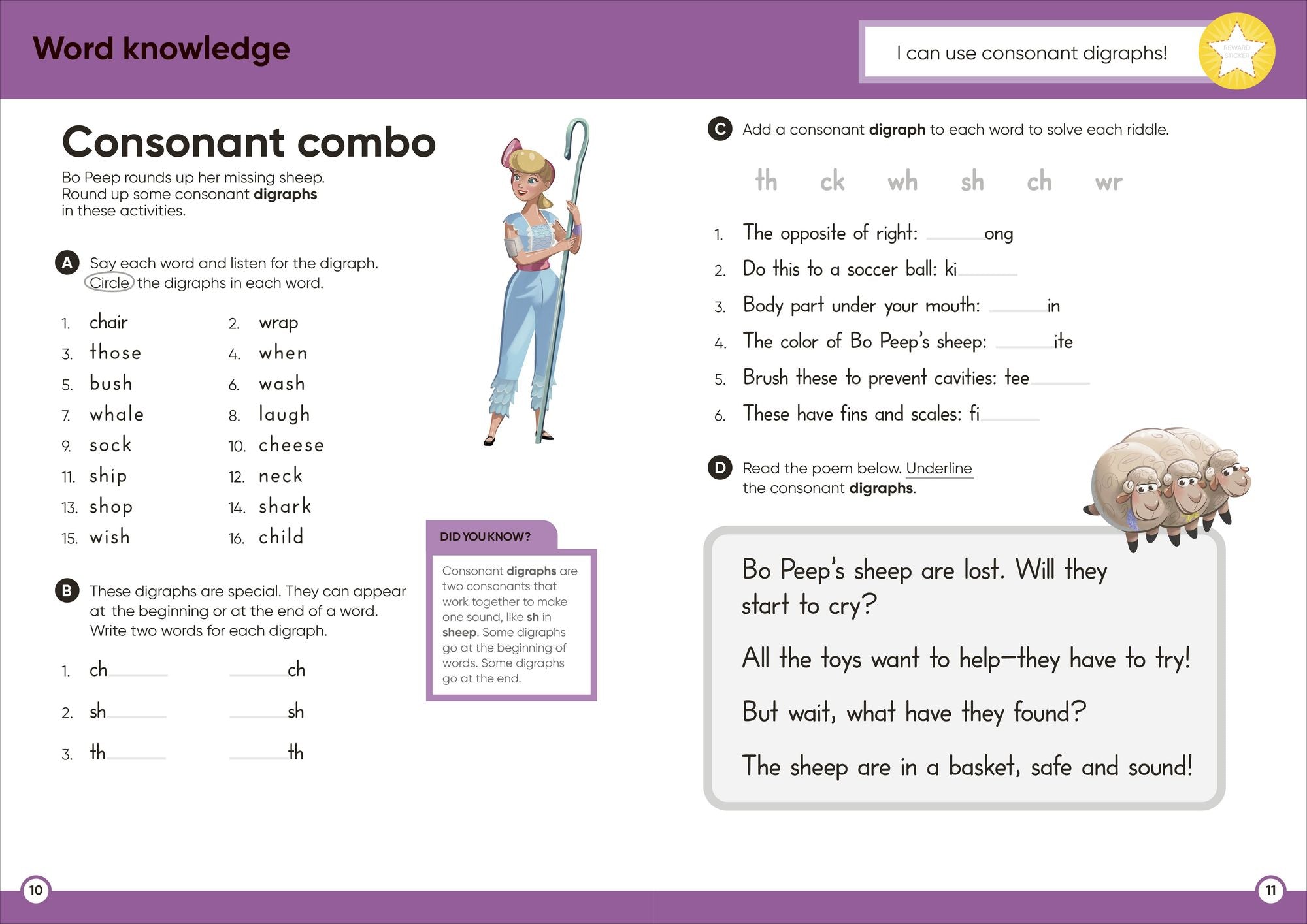 Disney Learning Big Workbook Grade 3: Math & English Workbook for Kids Aged 8-9, Curriculum-Based