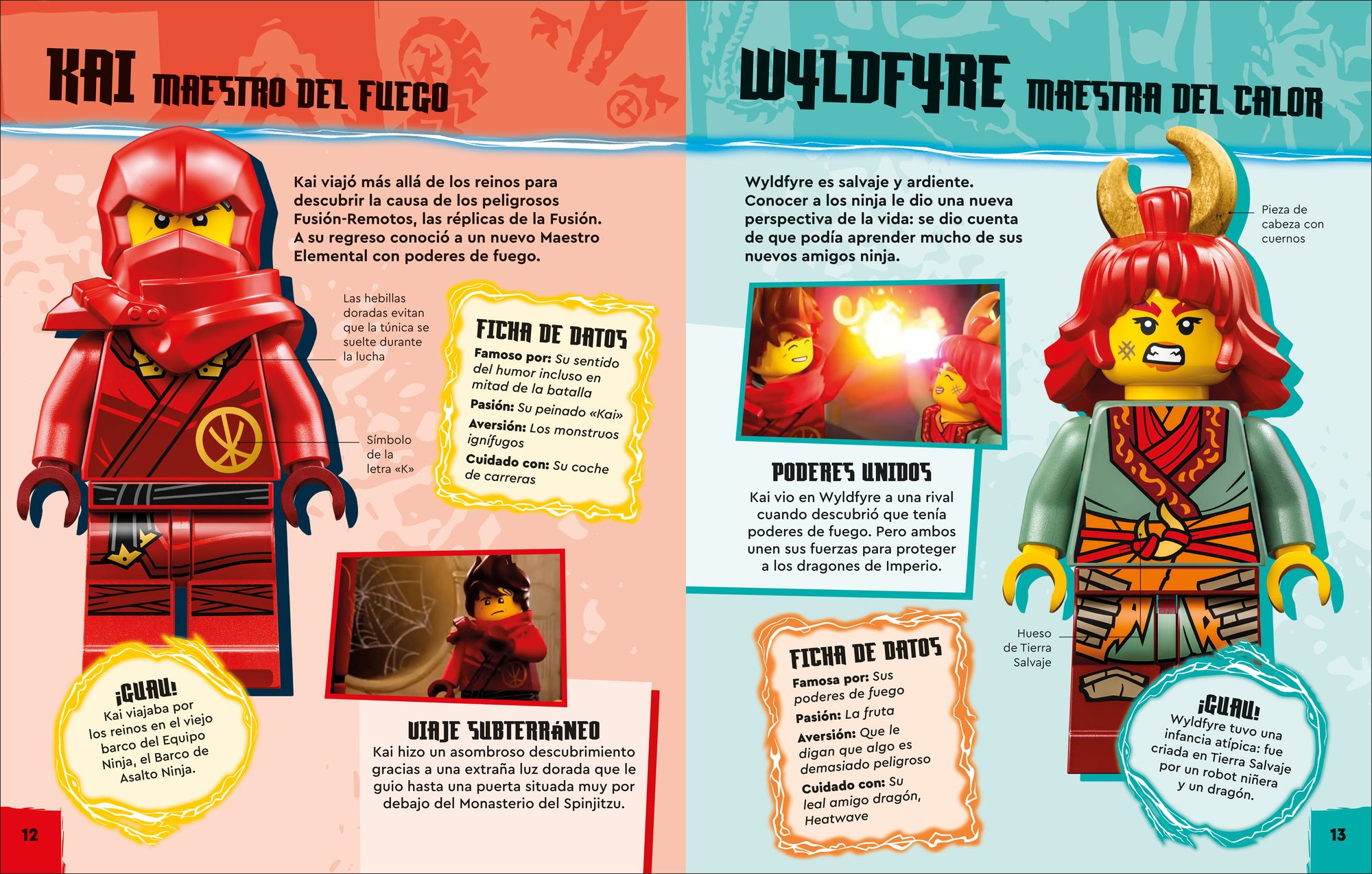 LEGO Ninjago Dragons Rising Gu a de personajes (Character Guide): With LEGO Sora Minifigure