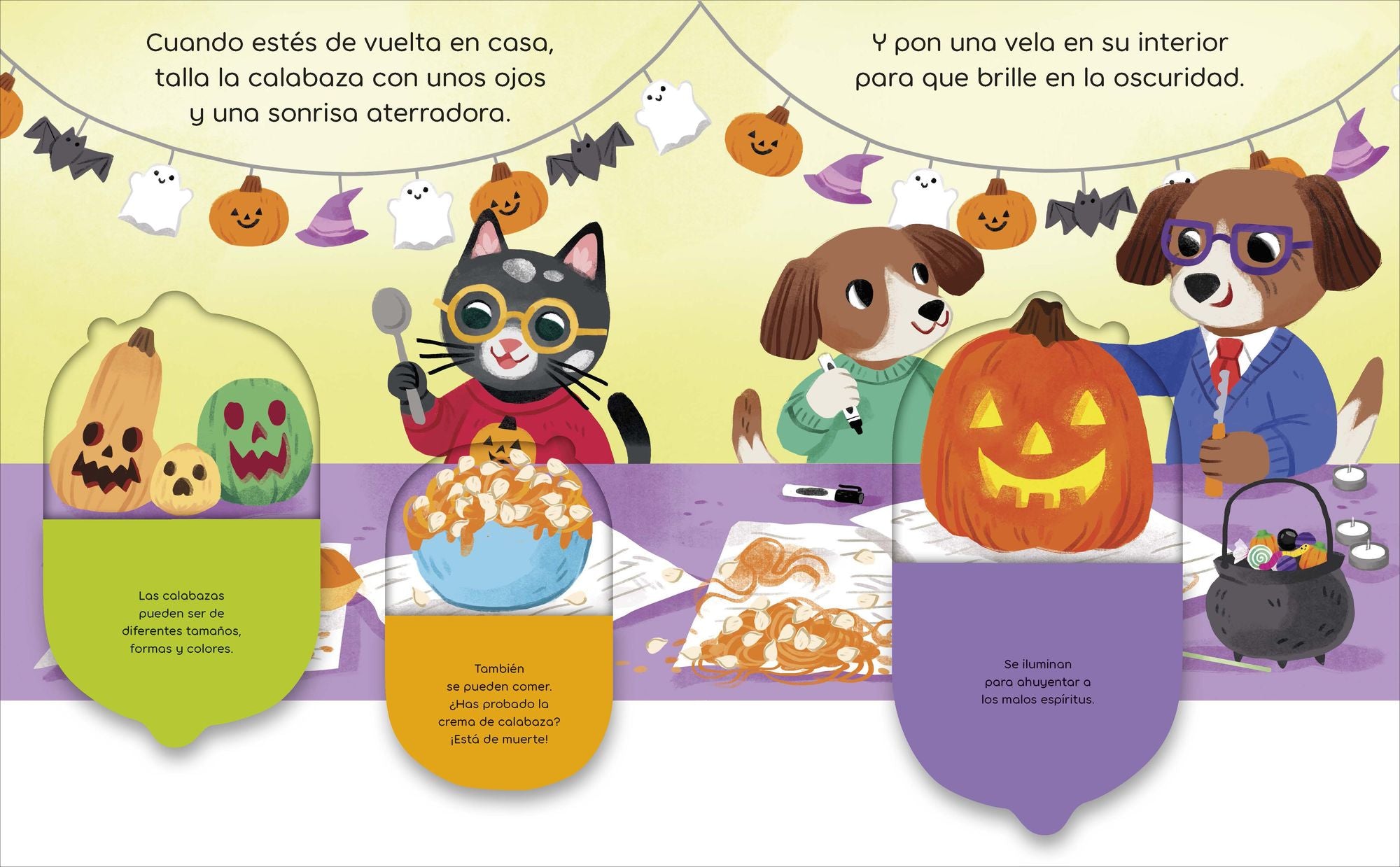 ¡Ya llega Halloween! (Countdown to Halloween): Un libro con solapas