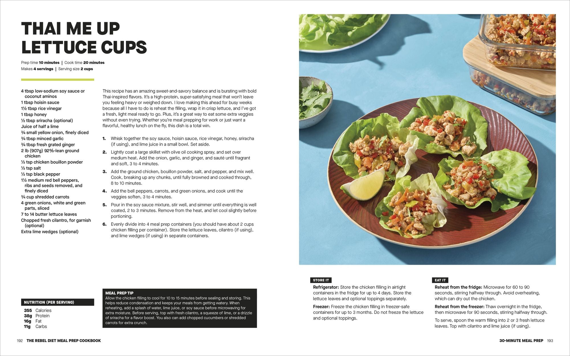 The Rebel Diet Meal Prep Cookbook: Eat Healthier, Save Money, Lose Weight